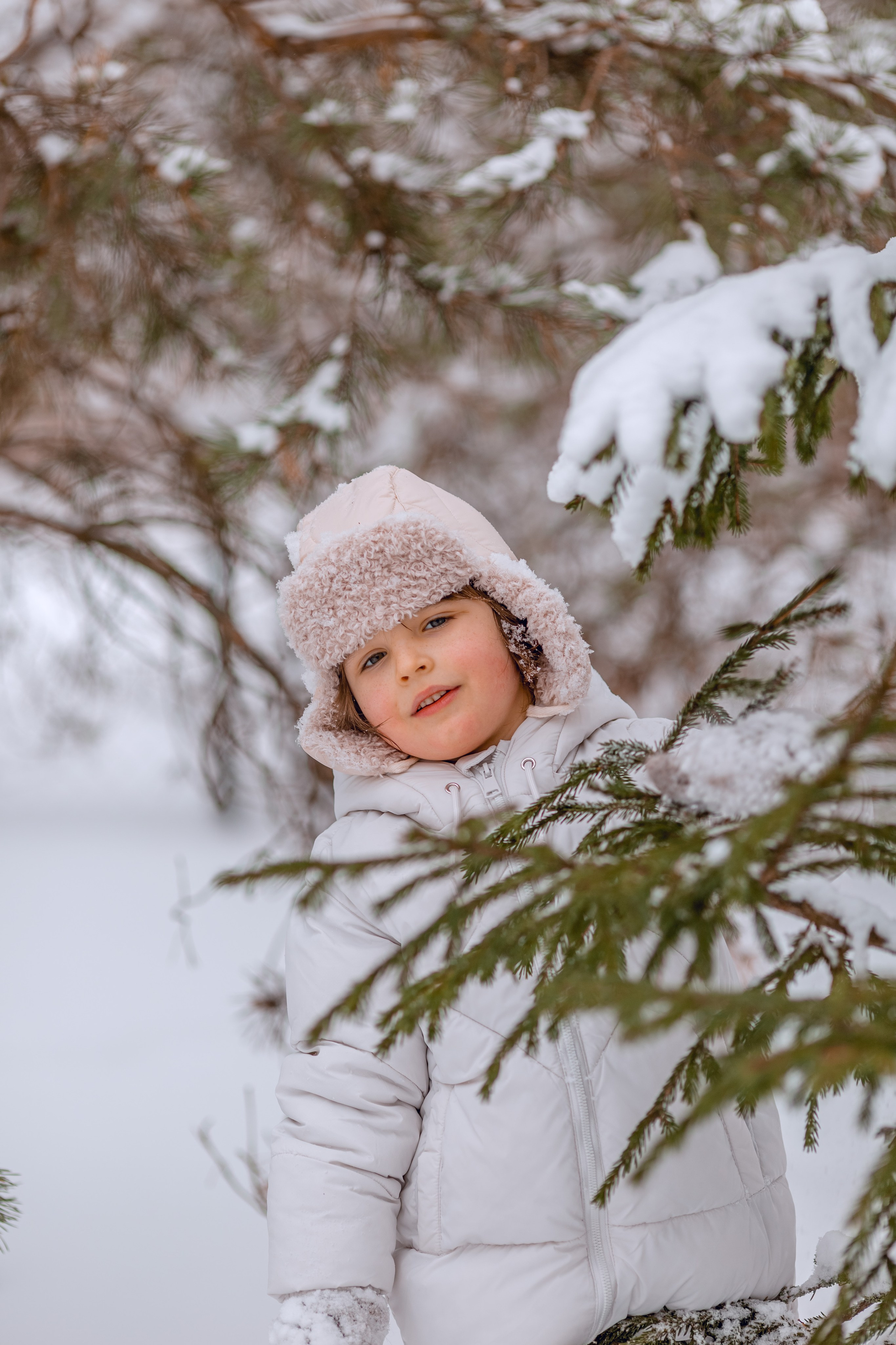 Зимний лес. Семейный и детский фотограф в Москве Алёна Кораблина