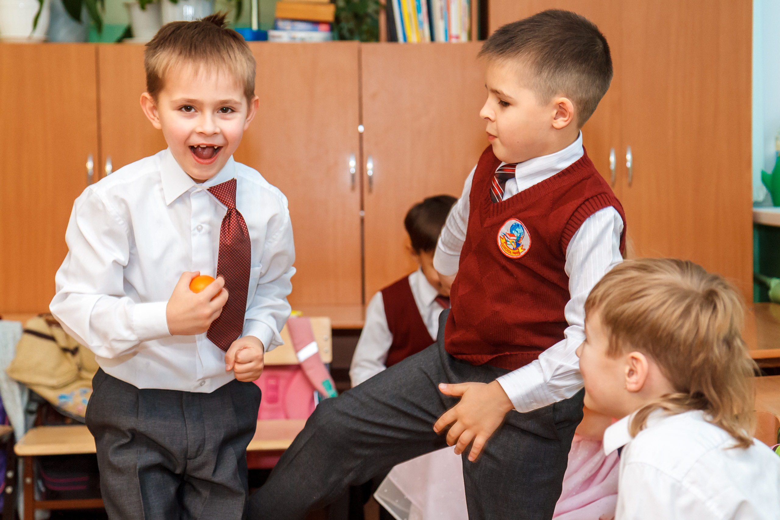 Новогодний праздник в классе. Фотографиня Мария Дикова