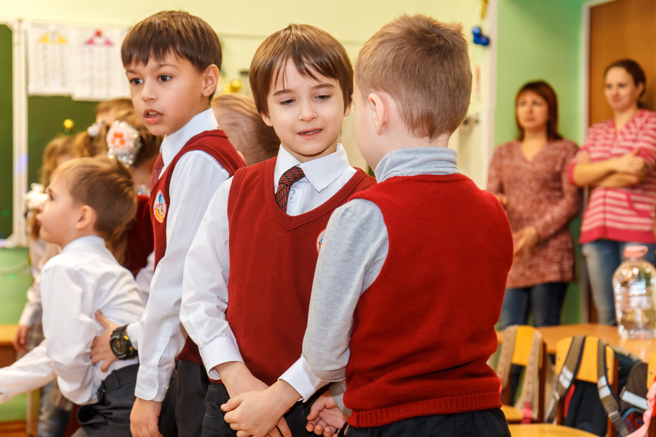 Новогодний праздник в классе. Фотографиня Мария Дикова