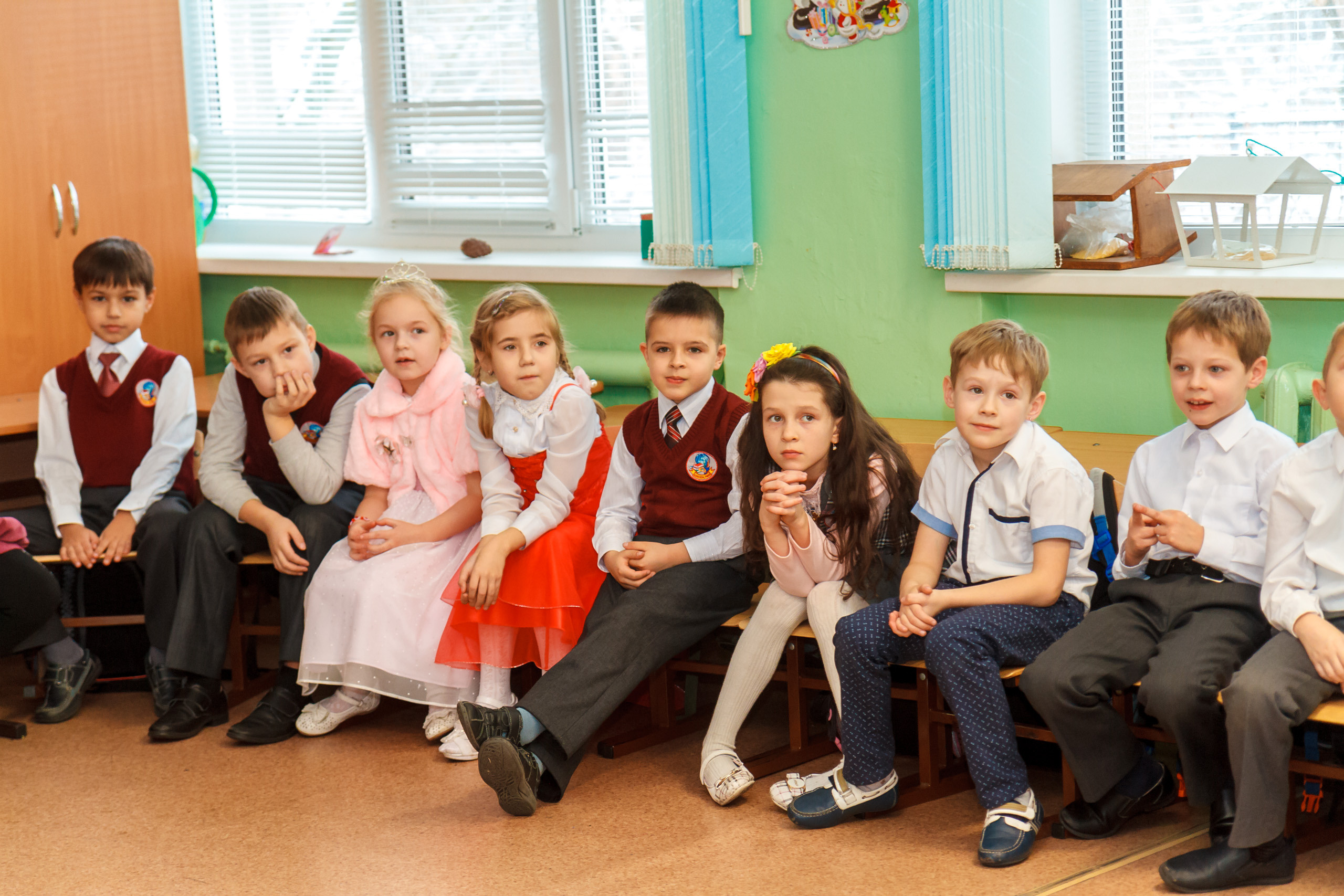 Новогодний праздник в классе. Фотографиня Мария Дикова