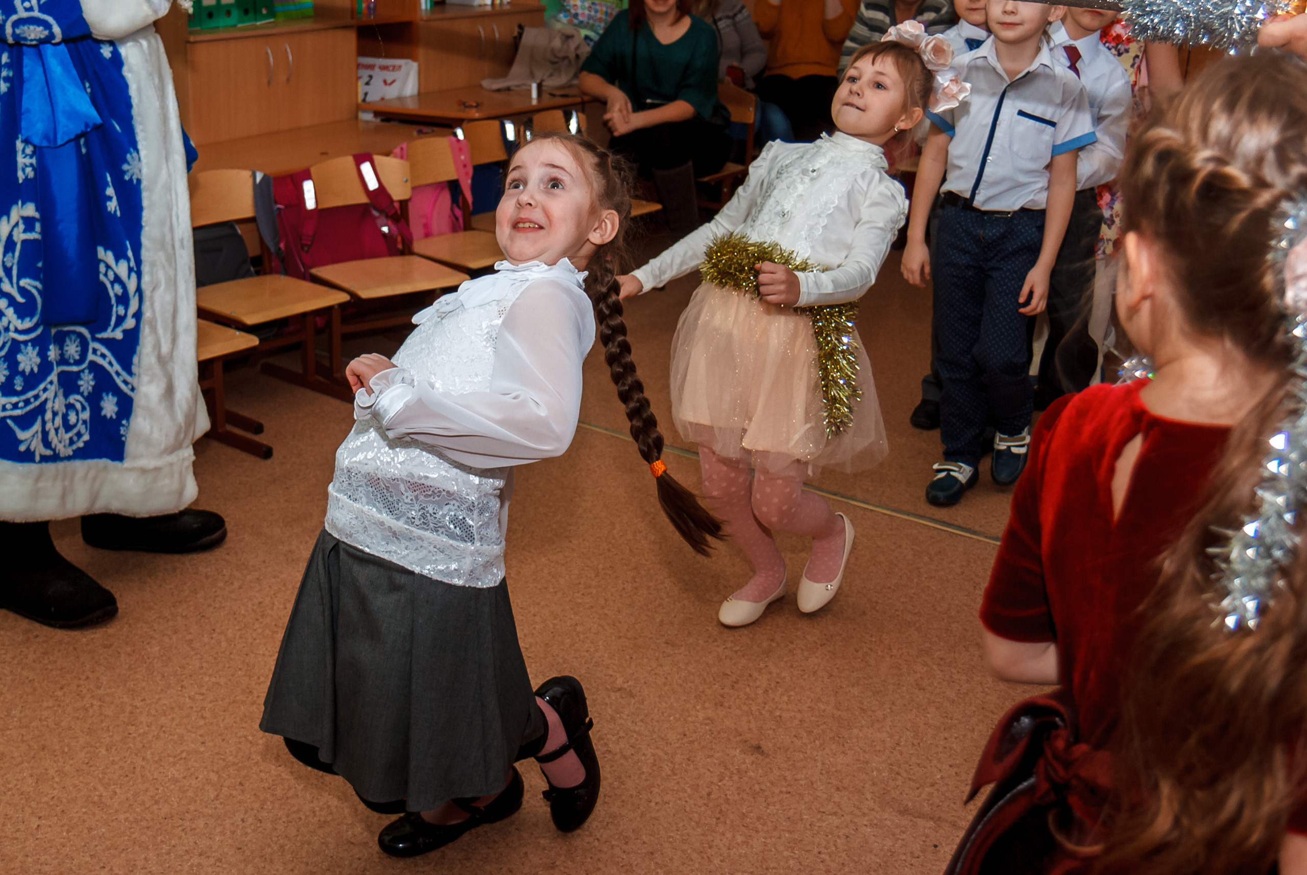 Новогодний праздник в классе. Фотографиня Мария Дикова