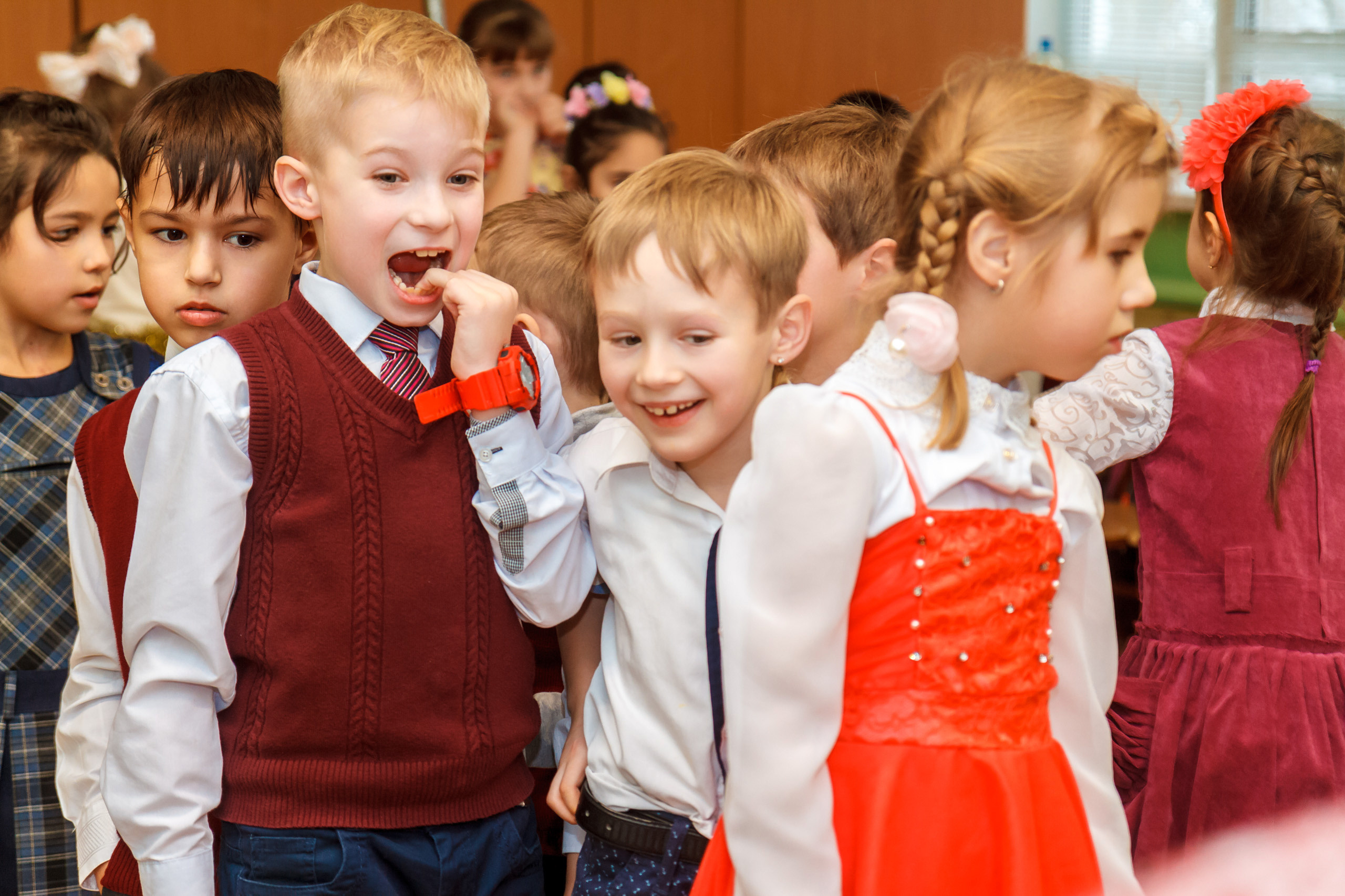 Новогодний праздник в классе. Фотографиня Мария Дикова