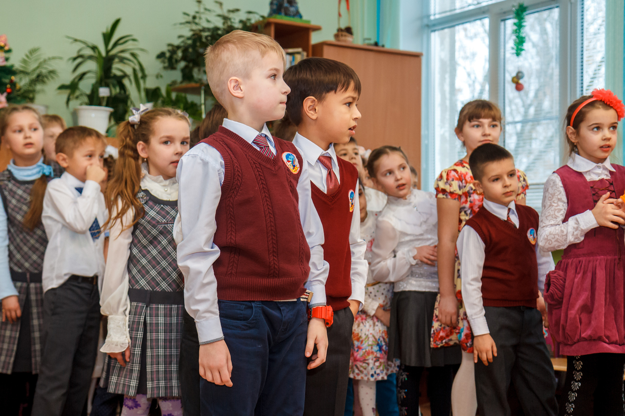 Новогодний праздник в классе. Фотографиня Мария Дикова