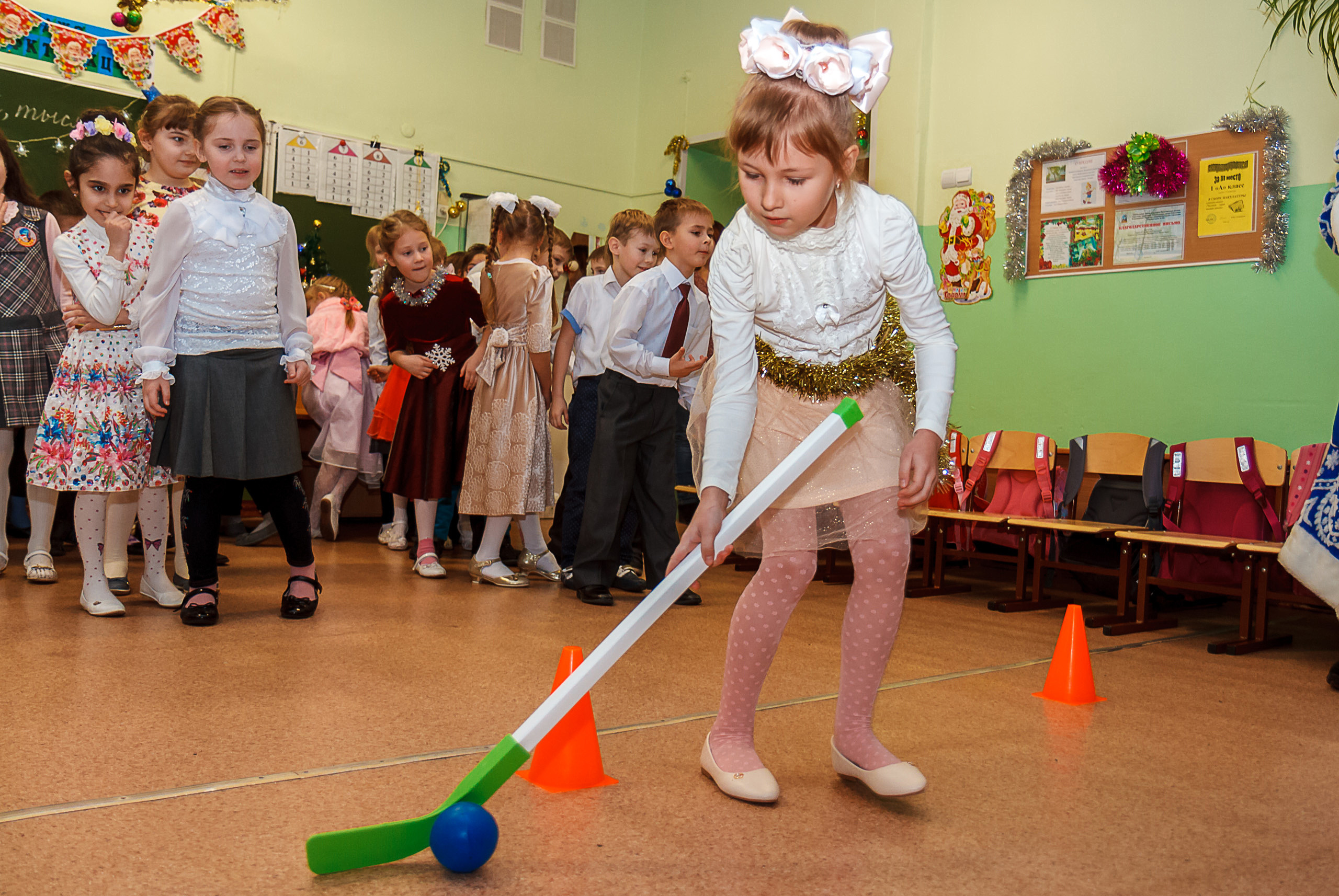 Новогодний праздник в классе. Фотографиня Мария Дикова