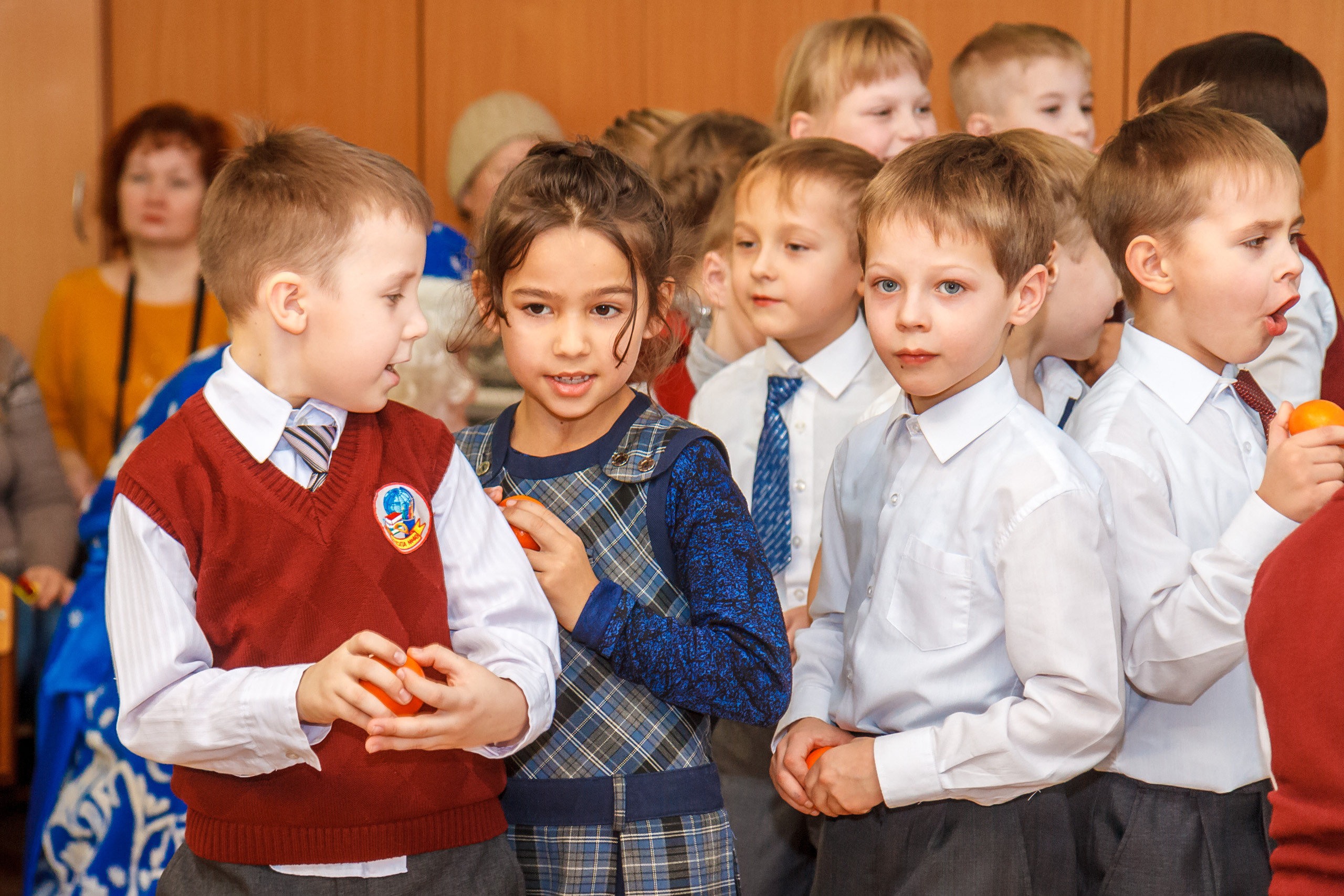 Новогодний праздник в классе. Фотографиня Мария Дикова
