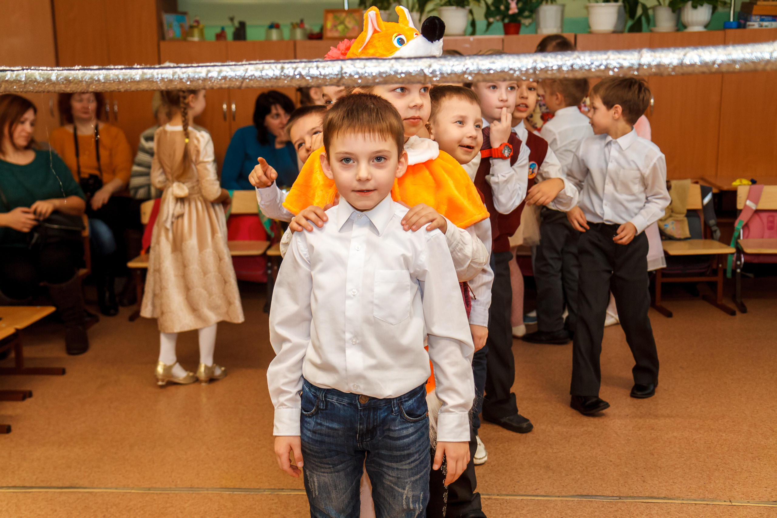 Новогодний праздник в классе. Фотографиня Мария Дикова