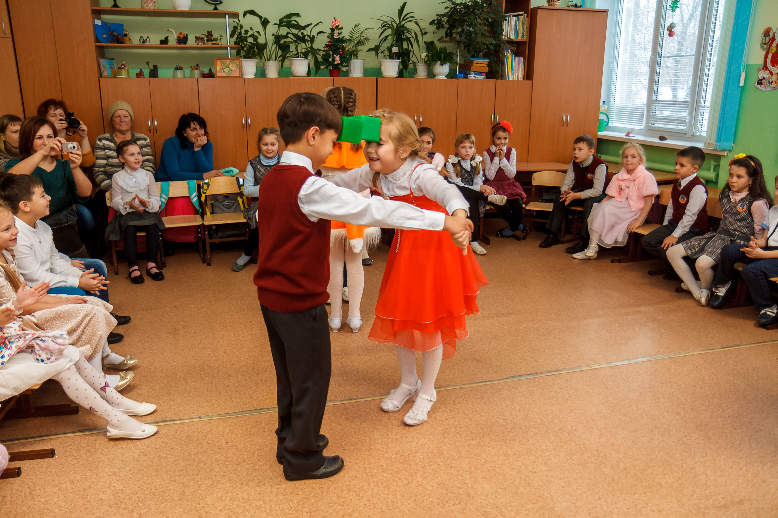 Новогодний праздник в классе. Фотографиня Мария Дикова