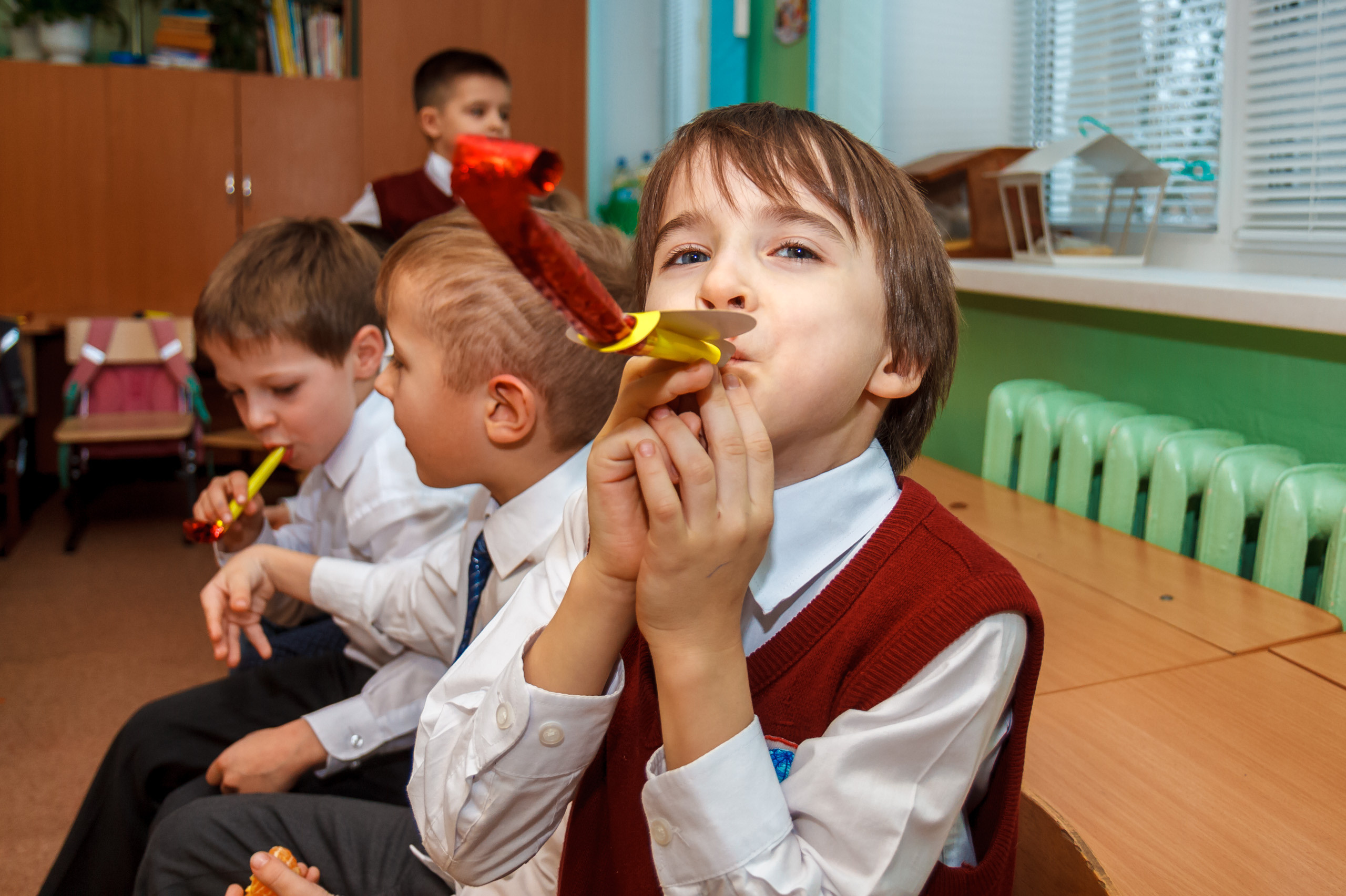 Новогодний праздник в классе. Фотографиня Мария Дикова