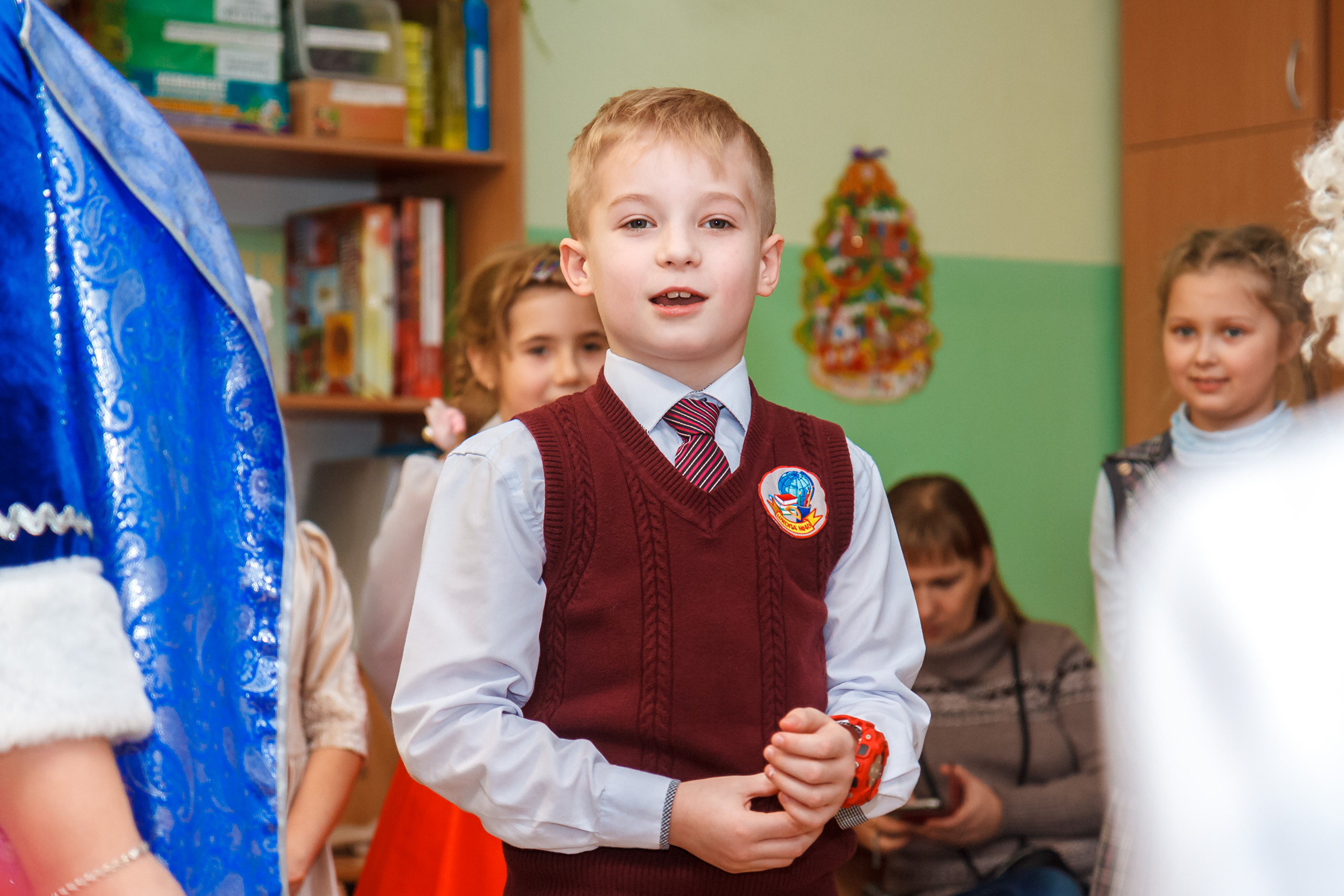 Новогодний праздник в классе. Фотографиня Мария Дикова