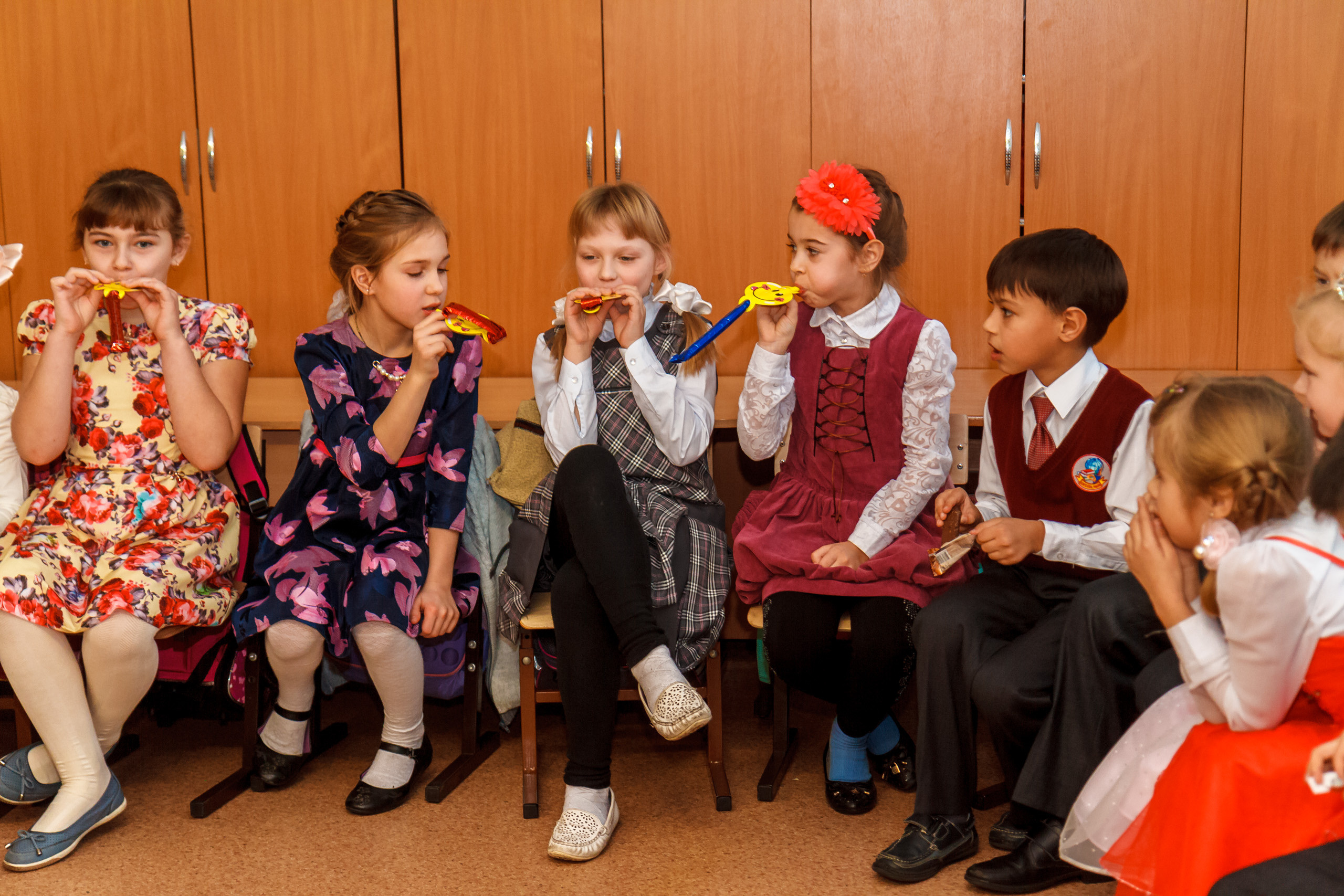 Новогодний праздник в классе. Фотографиня Мария Дикова