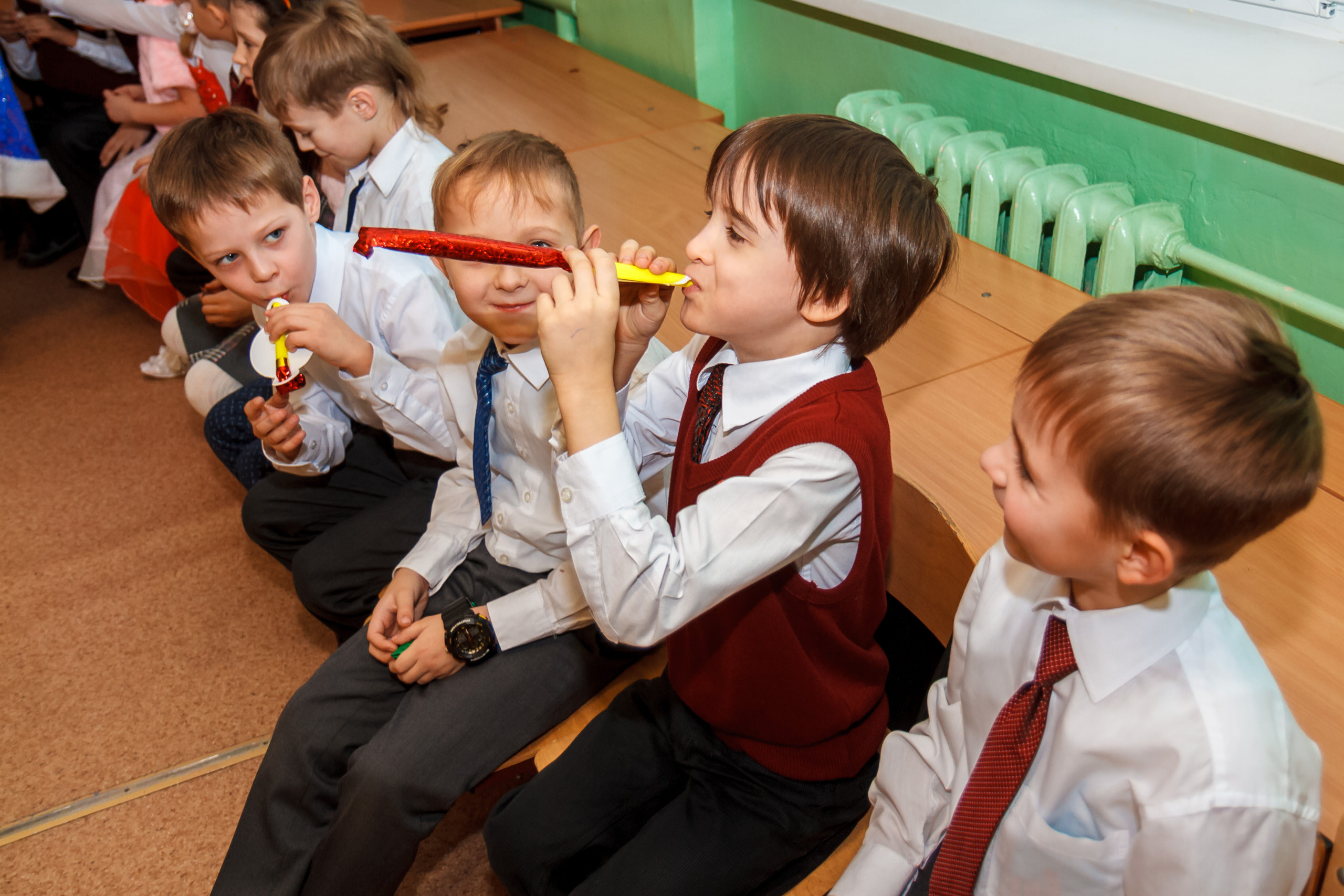 Новогодний праздник в классе. Фотографиня Мария Дикова