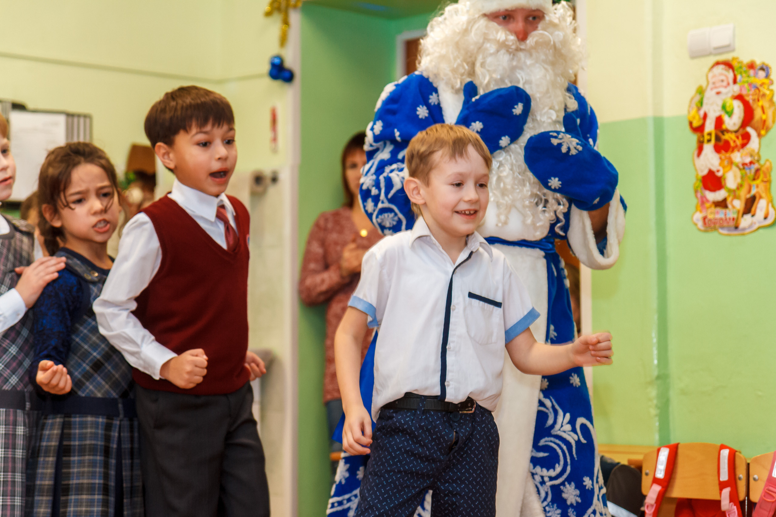 Новогодний праздник в классе. Фотографиня Мария Дикова