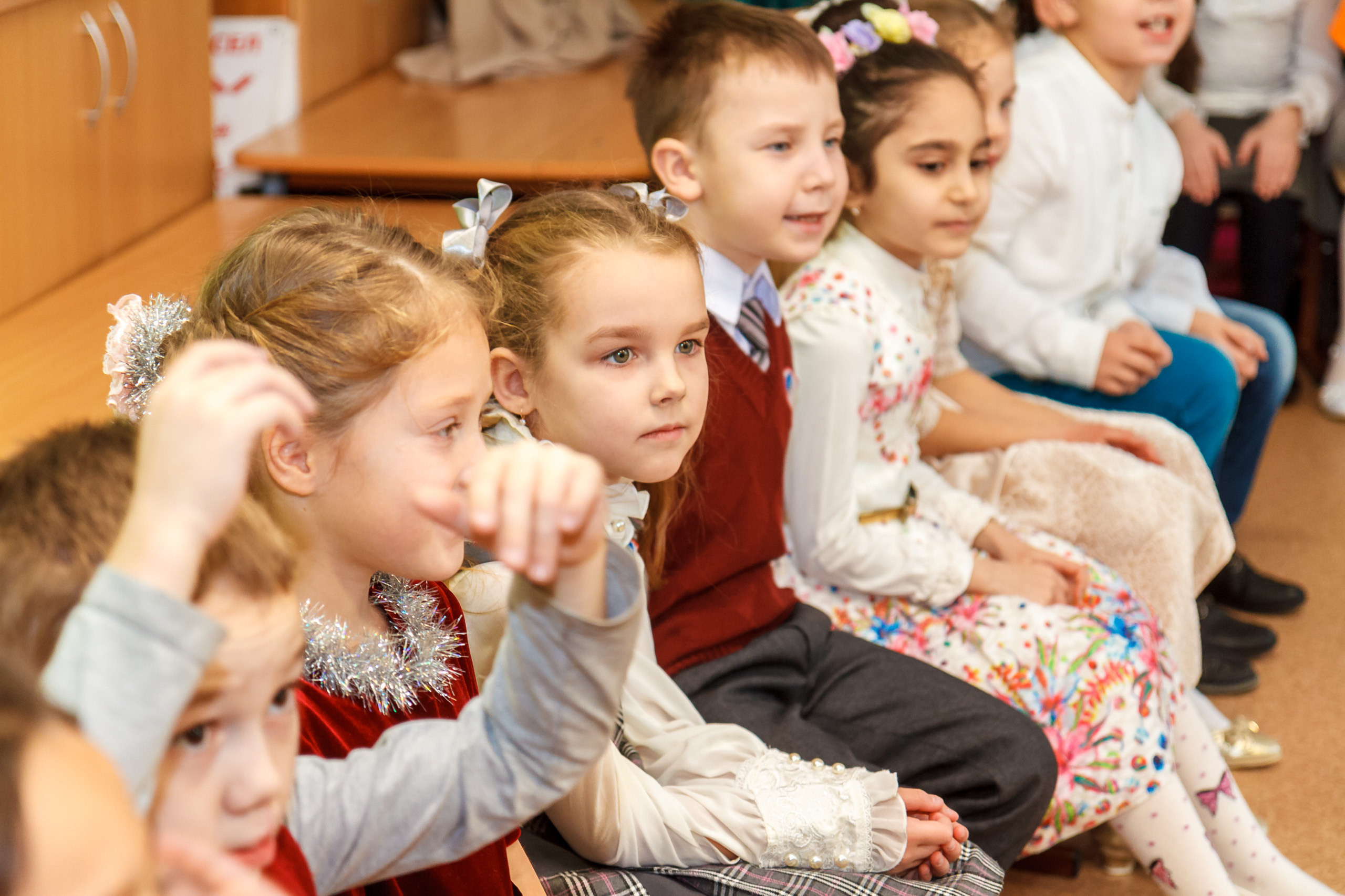 Новогодний праздник в классе. Фотографиня Мария Дикова