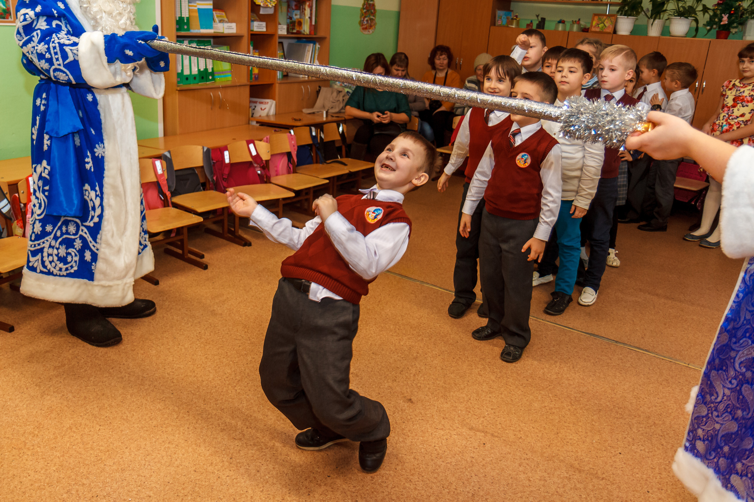 Новогодний праздник в классе. Фотографиня Мария Дикова