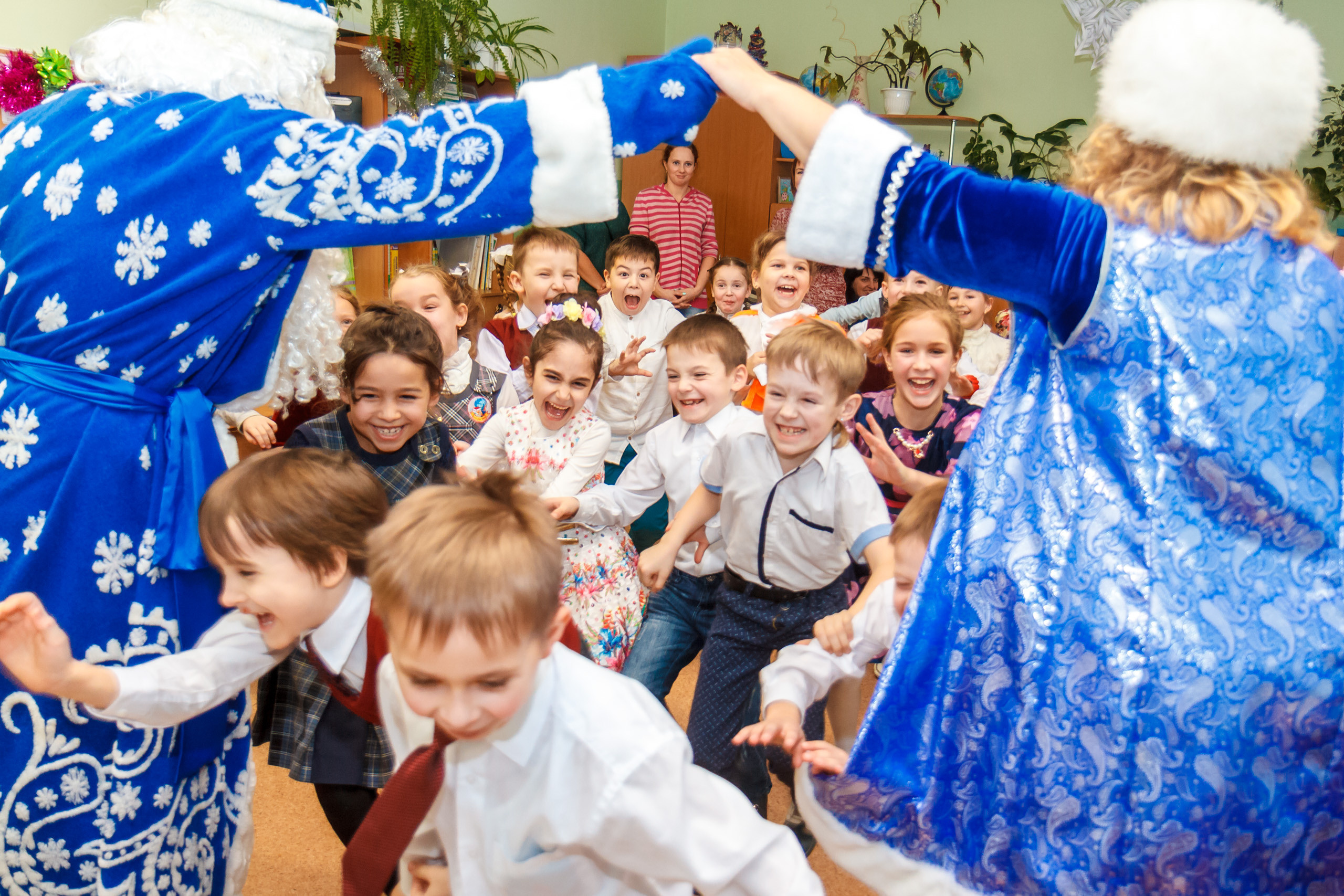 Новогодний праздник в классе. Фотографиня Мария Дикова