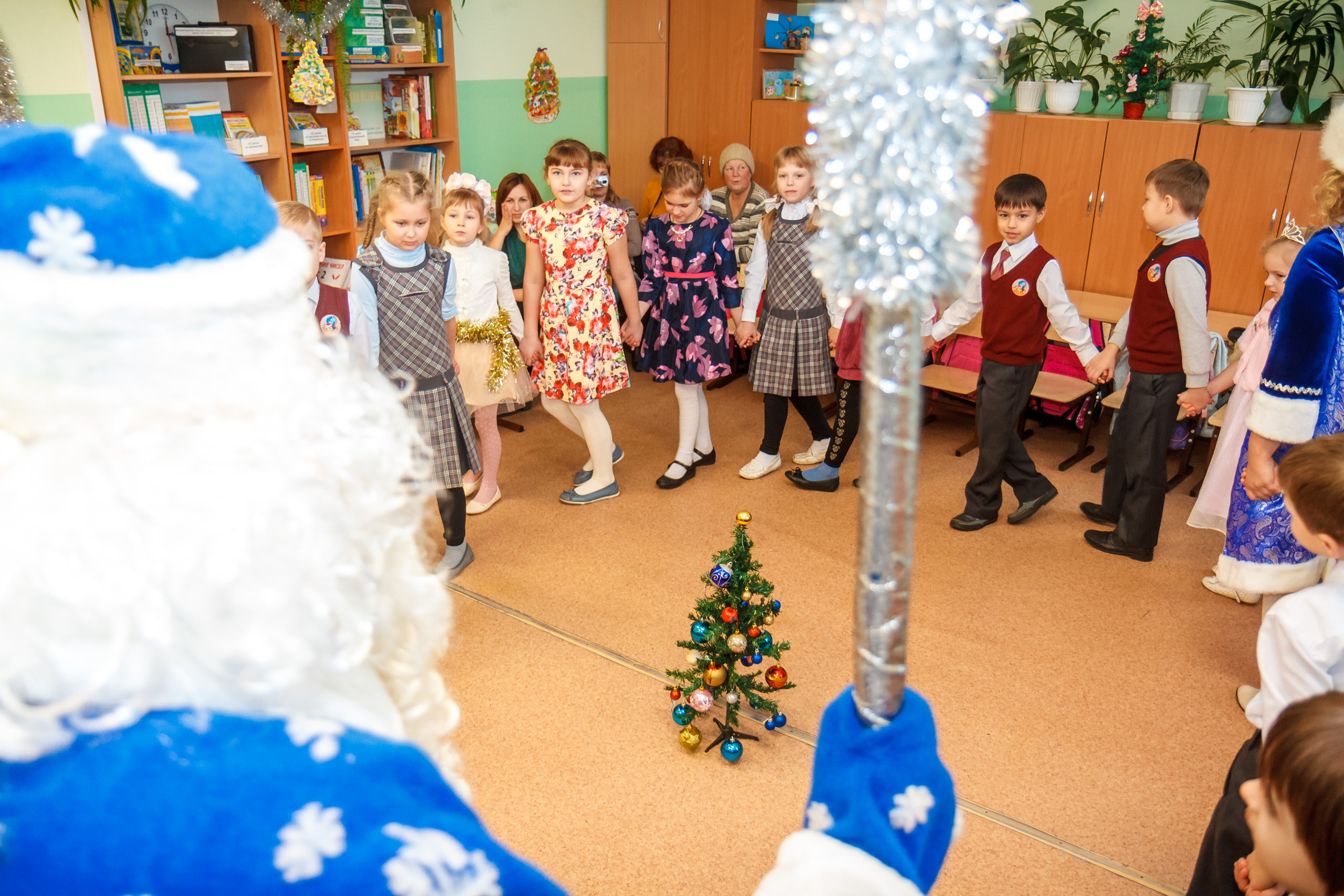 Новогодний праздник в классе. Фотографиня Мария Дикова