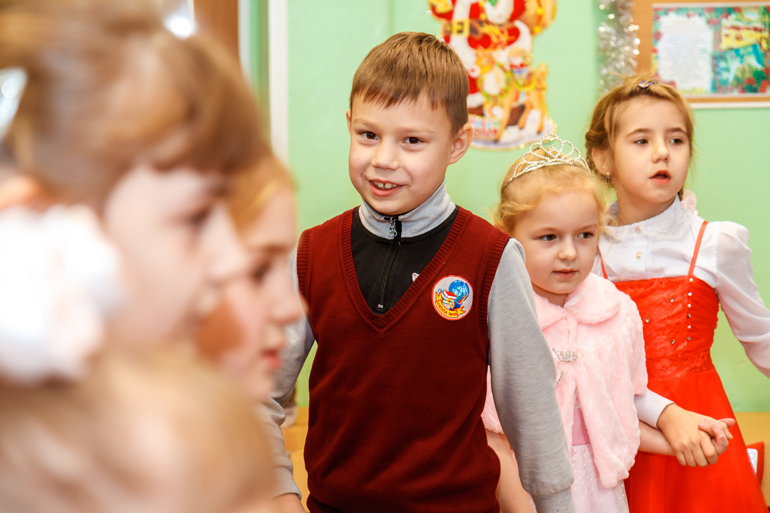 Новогодний праздник в классе. Фотографиня Мария Дикова