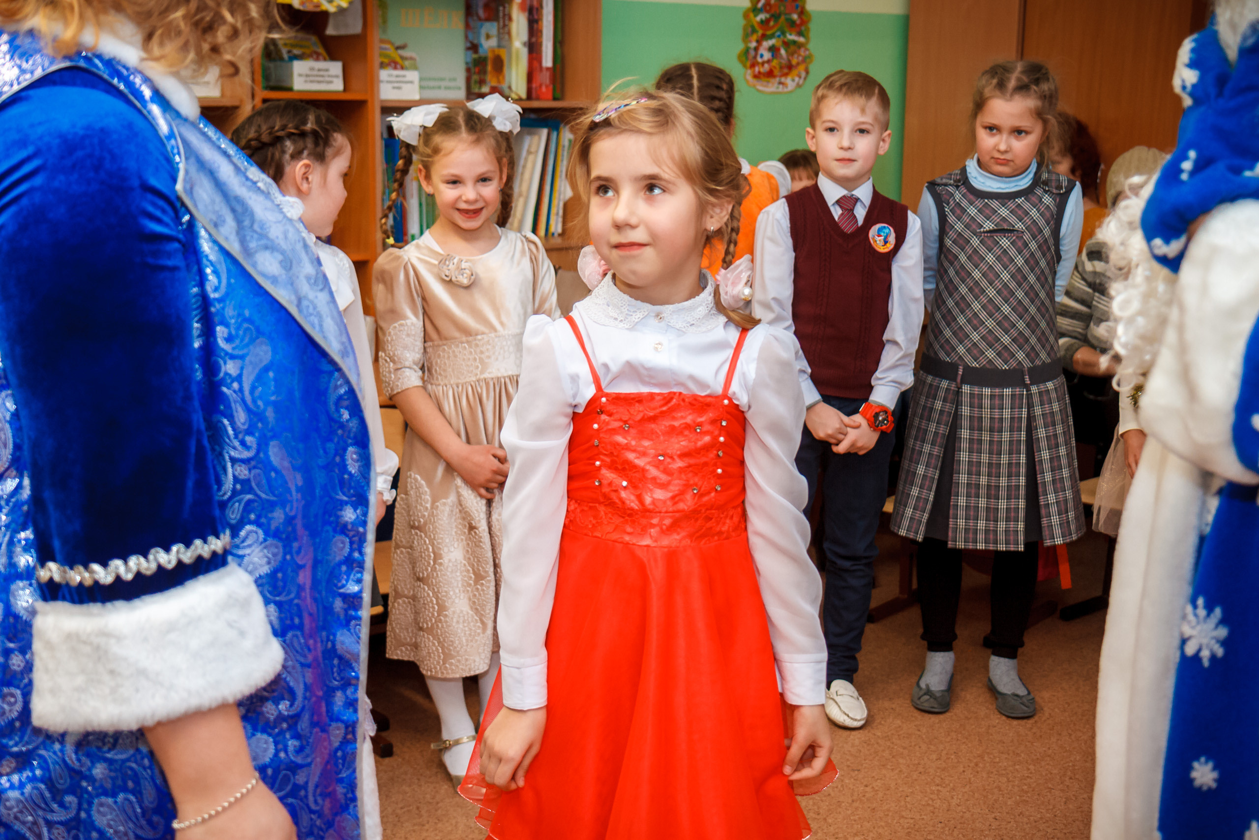 Новогодний праздник в классе. Фотографиня Мария Дикова