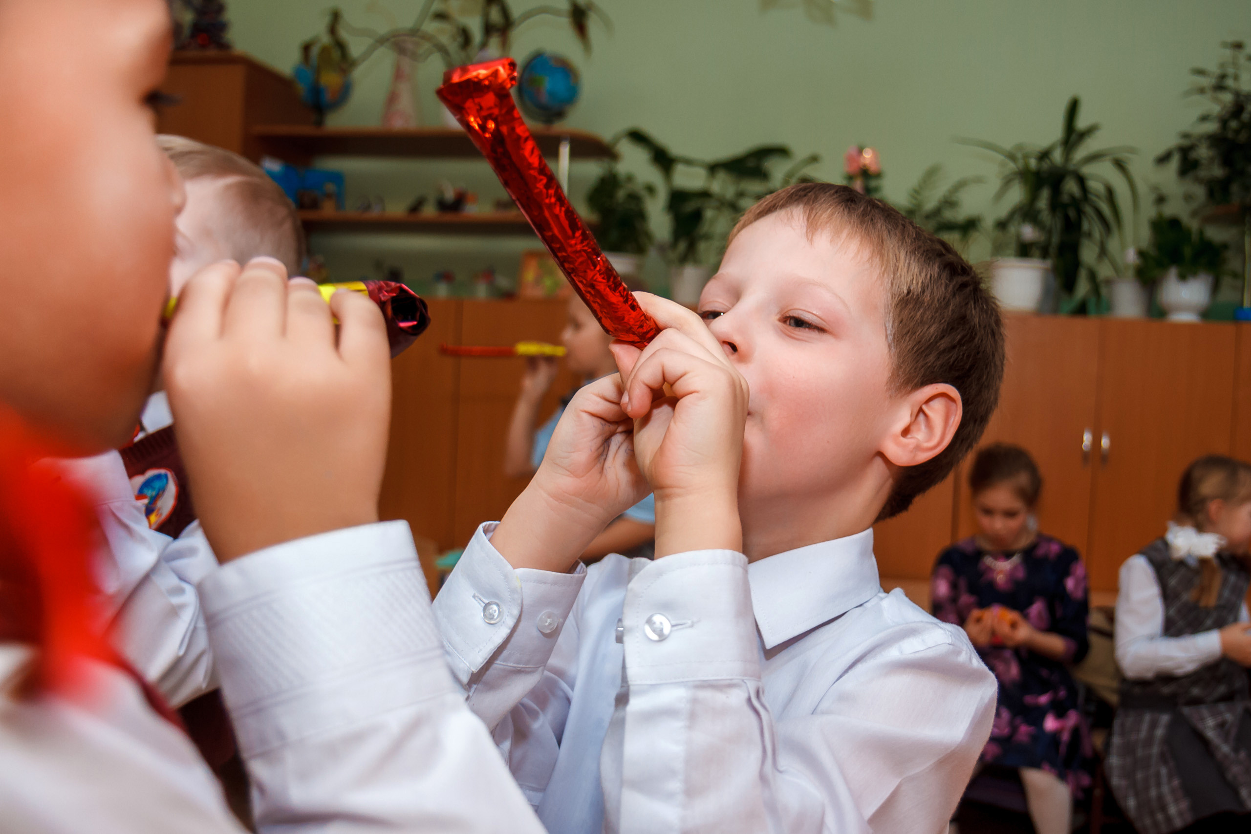 Новогодний праздник в классе. Фотографиня Мария Дикова