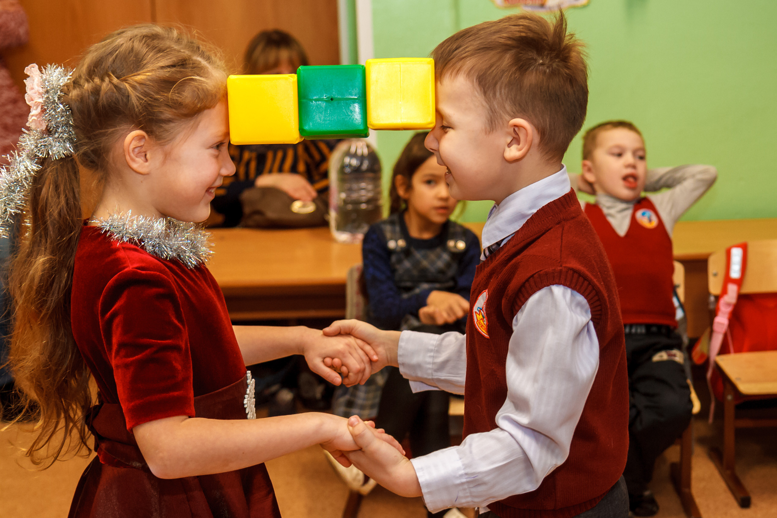 Новогодний праздник в классе. Фотографиня Мария Дикова