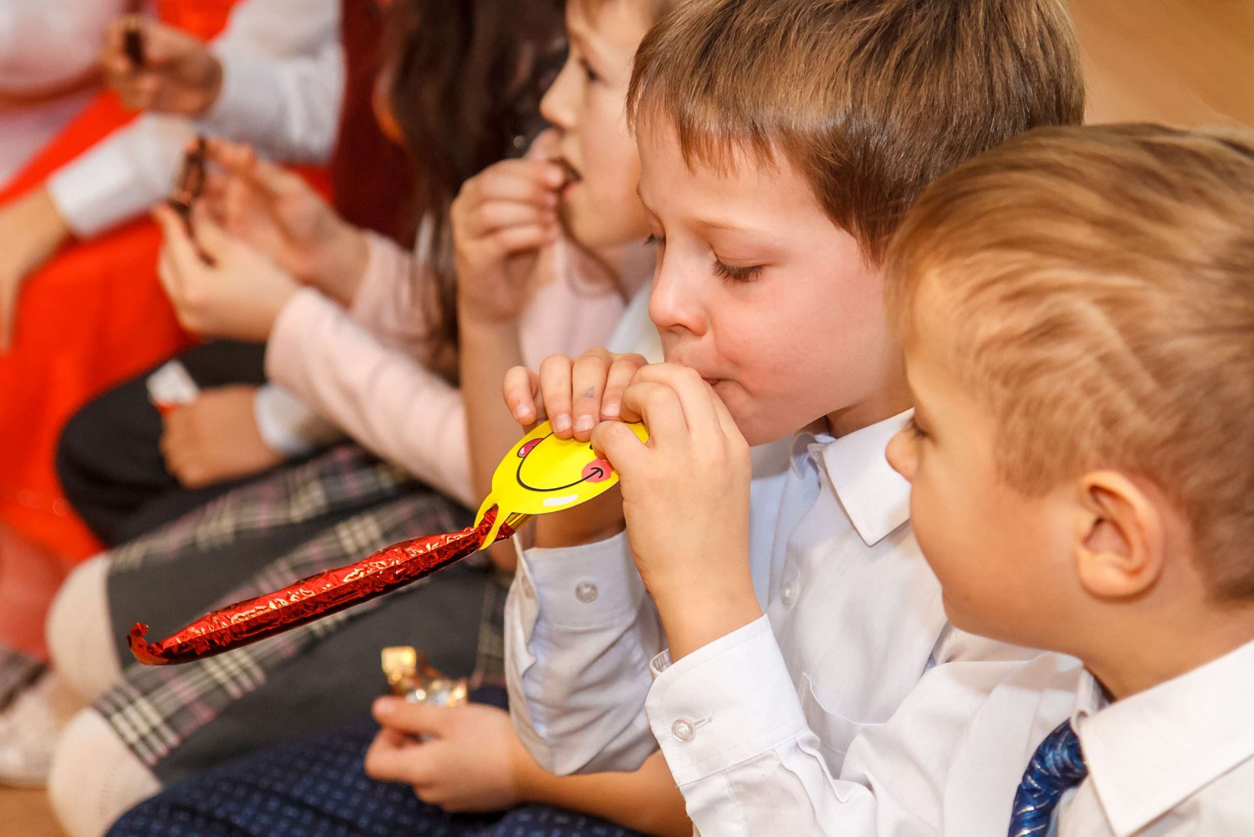 Новогодний праздник в классе. Фотографиня Мария Дикова