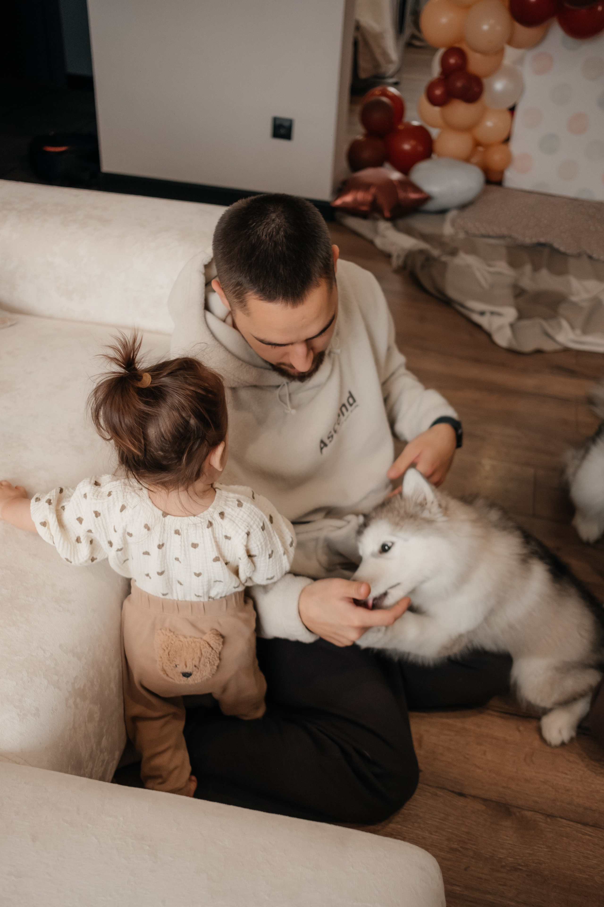 Катя, Саша и Еся | домашняя съемка. Фотограф в Новосибирске Диана Ильиных