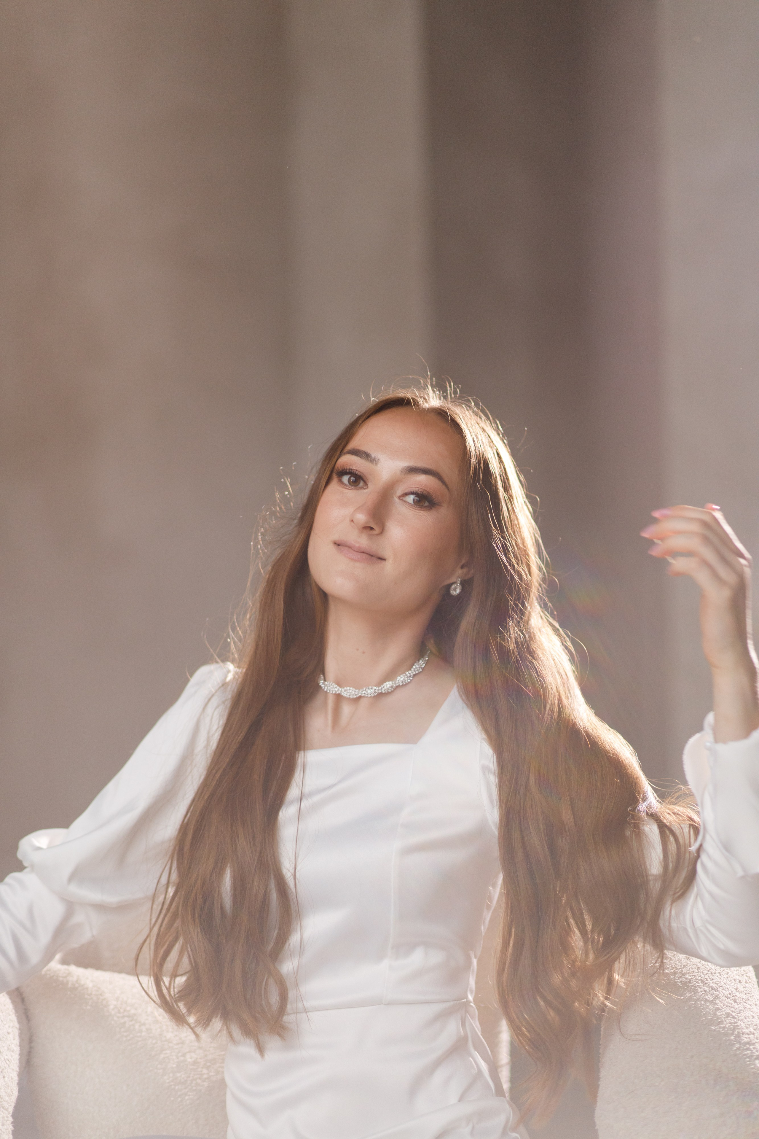 Семейная фотосессия в студии 2 года Валерии. Фотограф в Уфе Ирина Идрисова