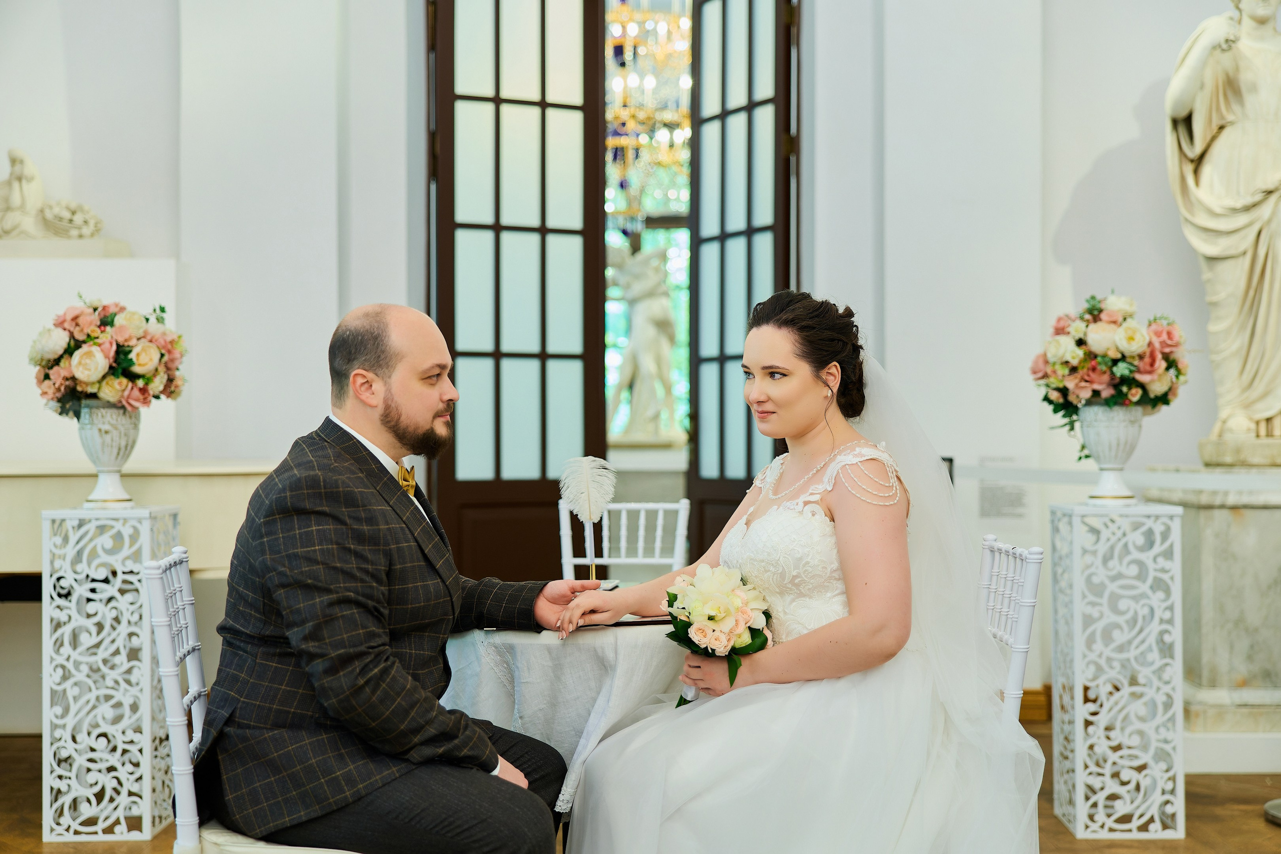 Свадебная фотосессия в Царицыно. Свадебный фотограф Сергей Колбинский