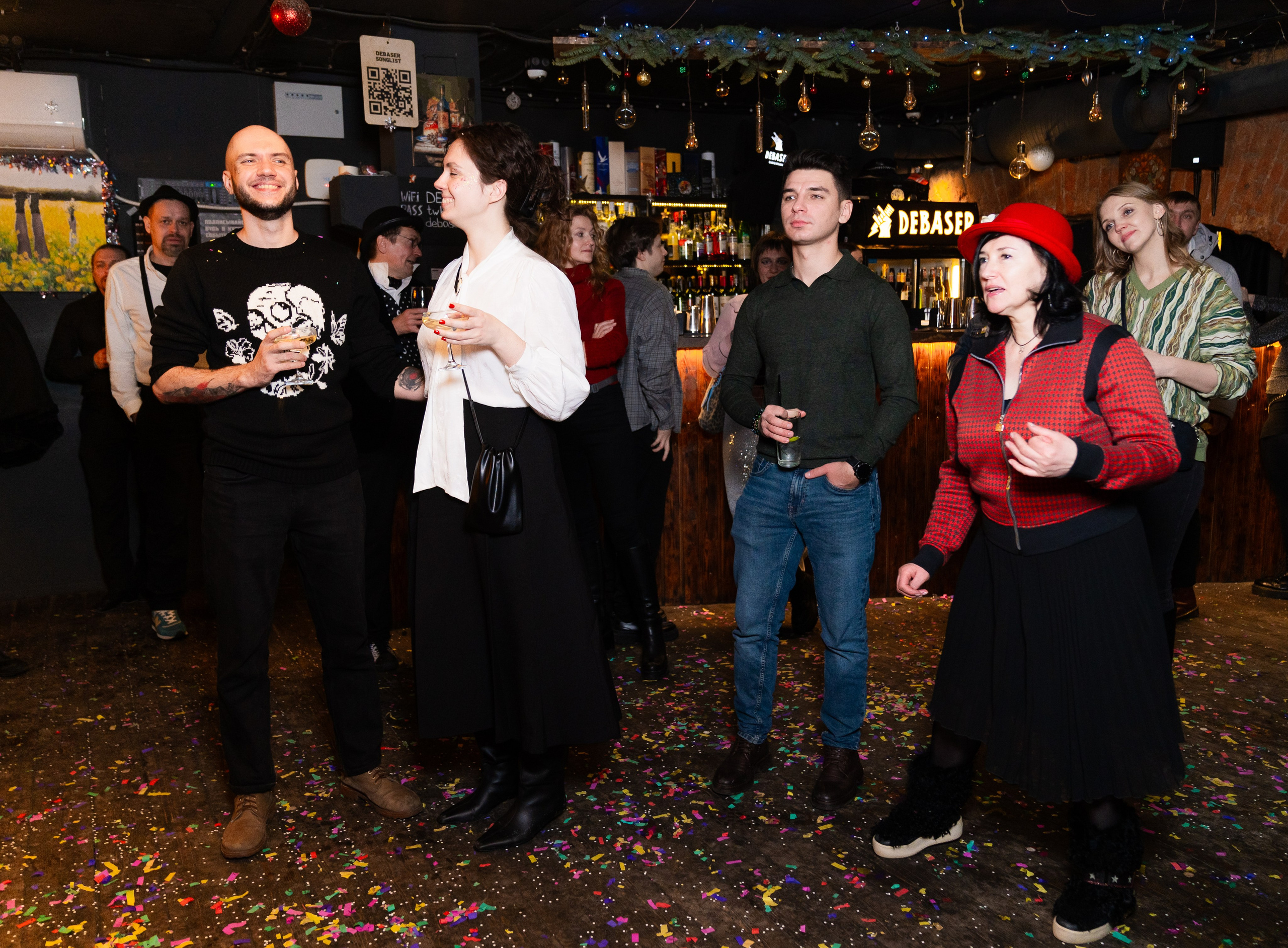Новогодняя ночь в Санкт-Петербурге, Новый 2026 год в баре Дебошир Санкт-Петербург, Новый год, новогодняя ночь в баре Debaser 2026, Новый год в Санкт-Петербурге 