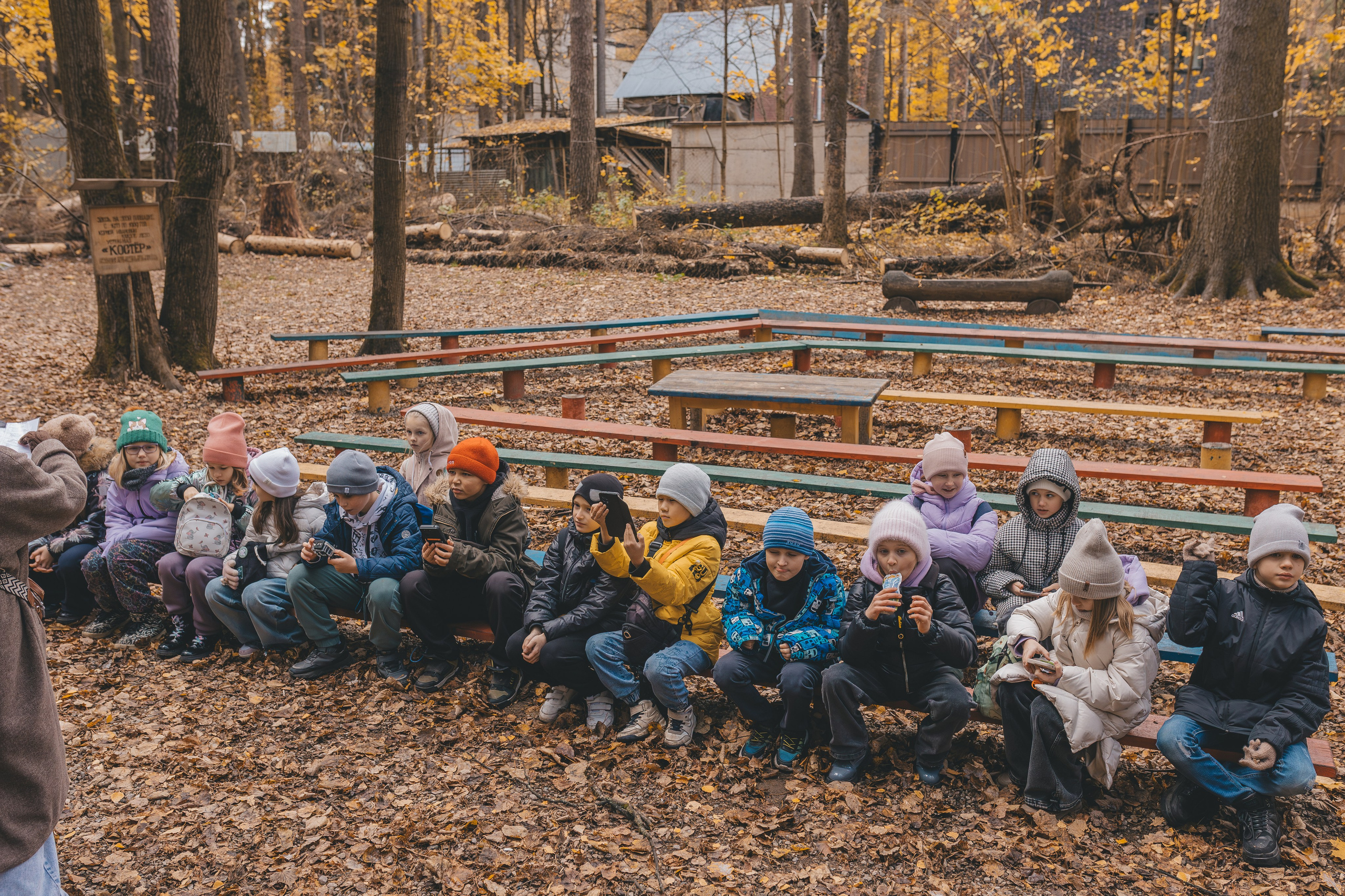 Репортаж школьной экскурсии. Семейный и женский фотограф в Москве Надежда Воробьева