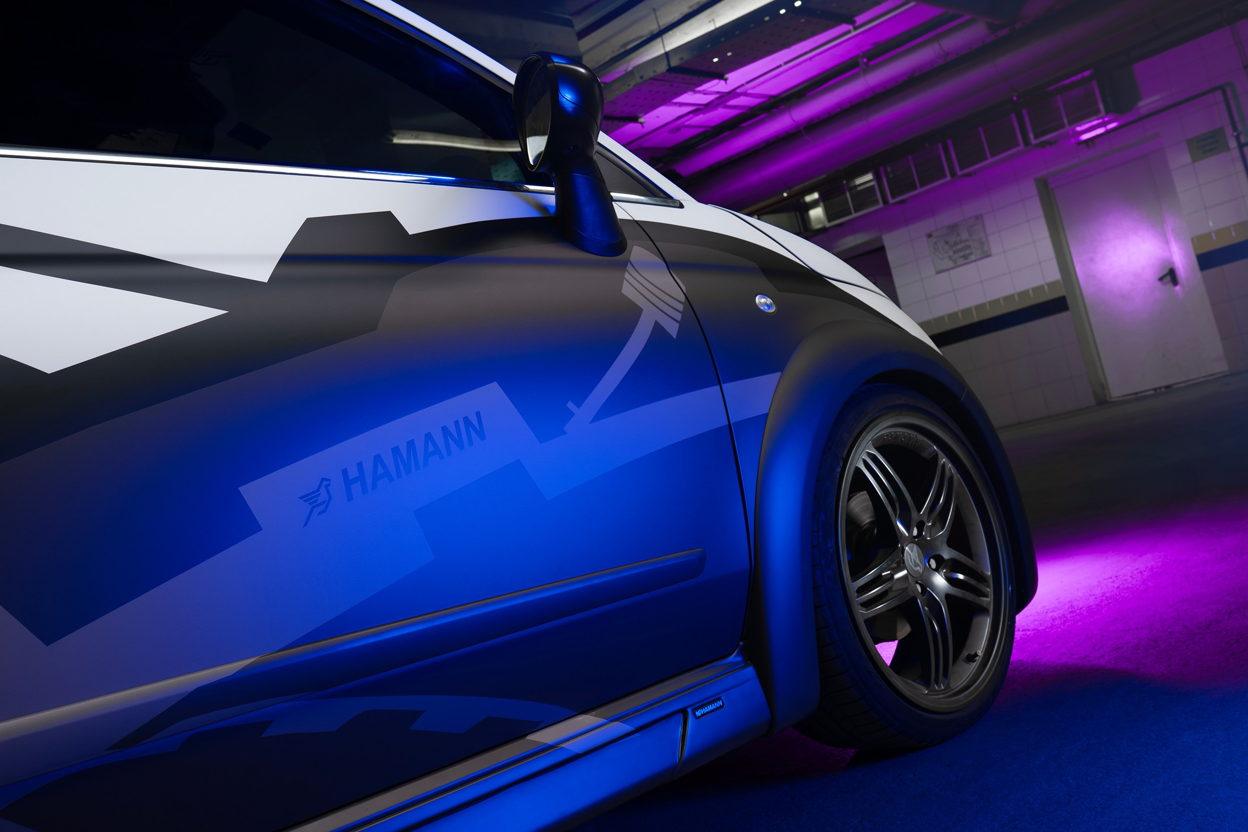 Винилография на Fiat 500 Hamann. Студия дизайна и оклейки авто Barmaley Design