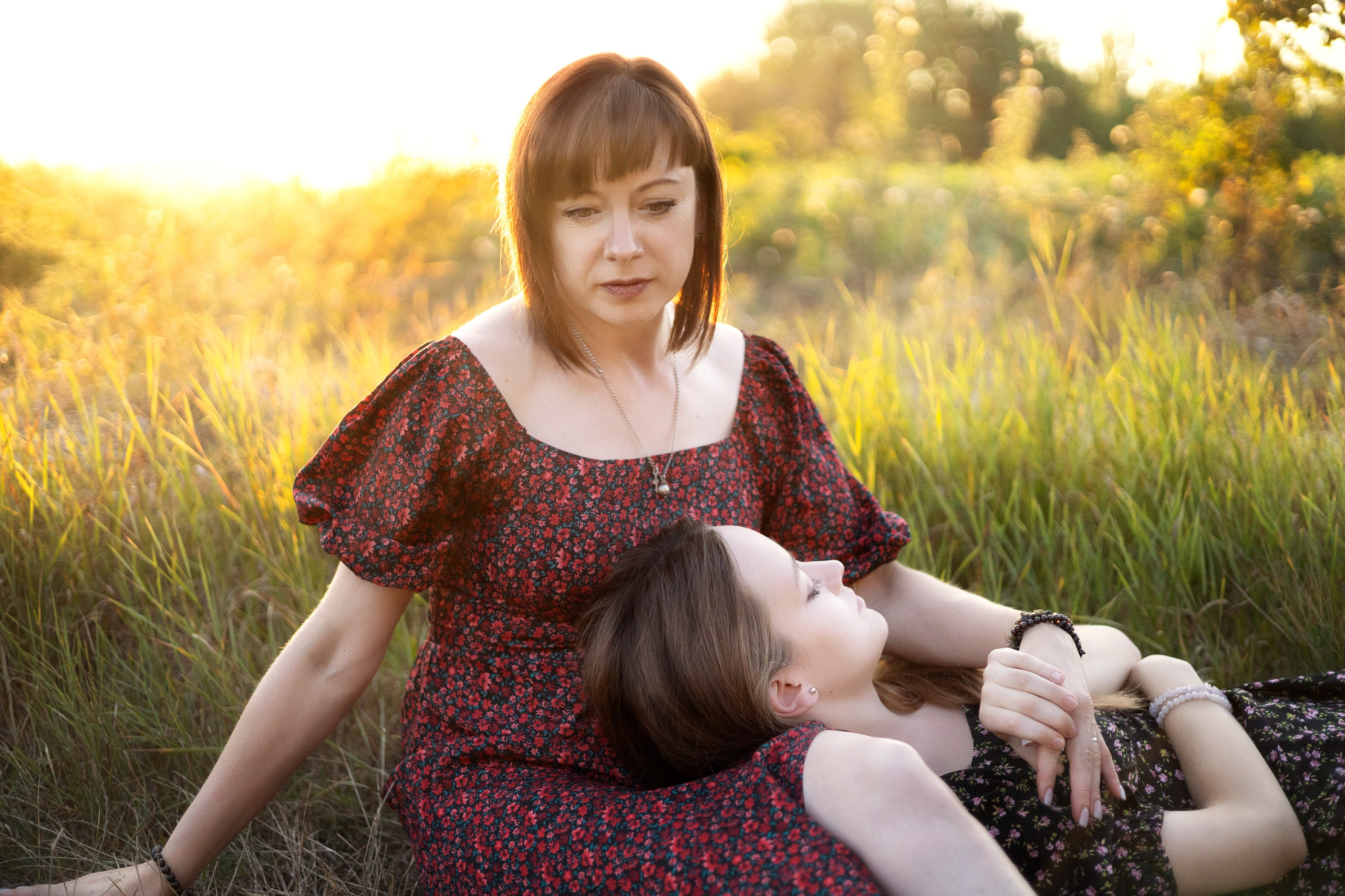 Виктория и Алина. Мама и дочка