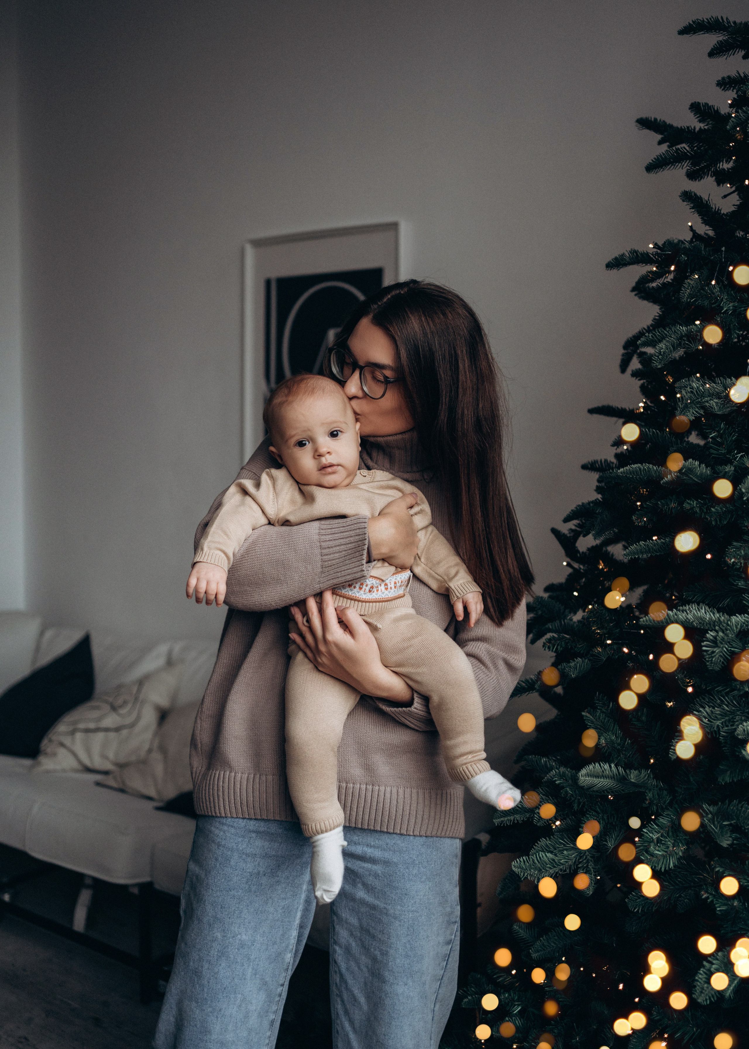 Рождественская история. Фотограф новорожденных и малышей до года в Москве Анастасия Соколова