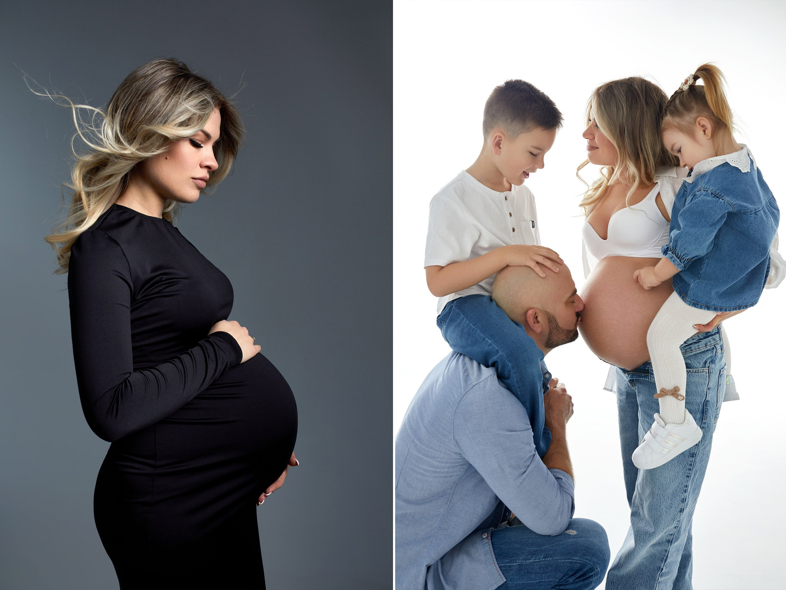 Фотосессия 2в1. Беременность + Семейная. Фотограф в Москве и Одинцово Кравченко Кристина