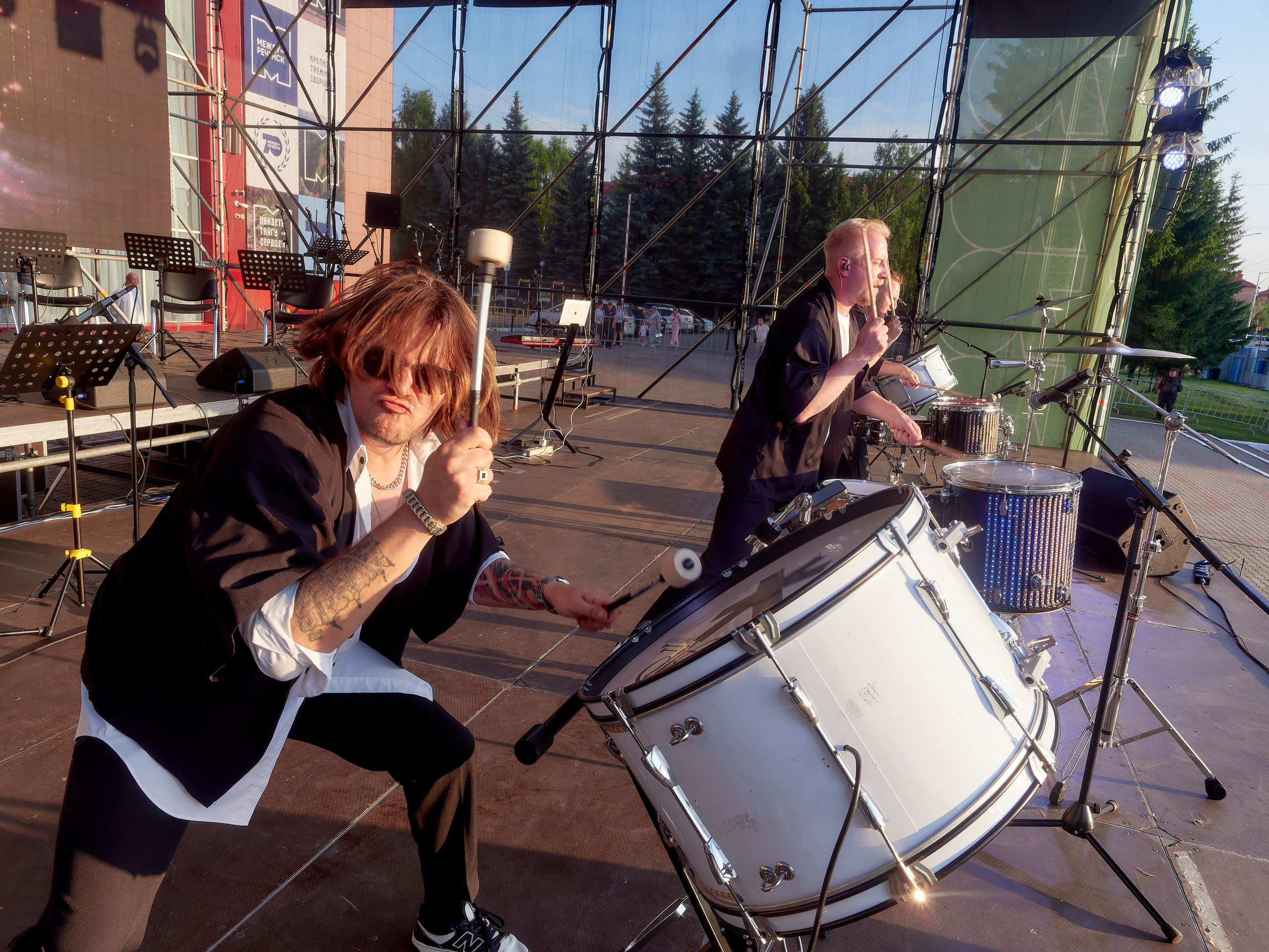 День города Айвазовский Оркестра и шоу барабанщиков. Семейный и детский фотограф в Междуреченск Олег Бамбульский