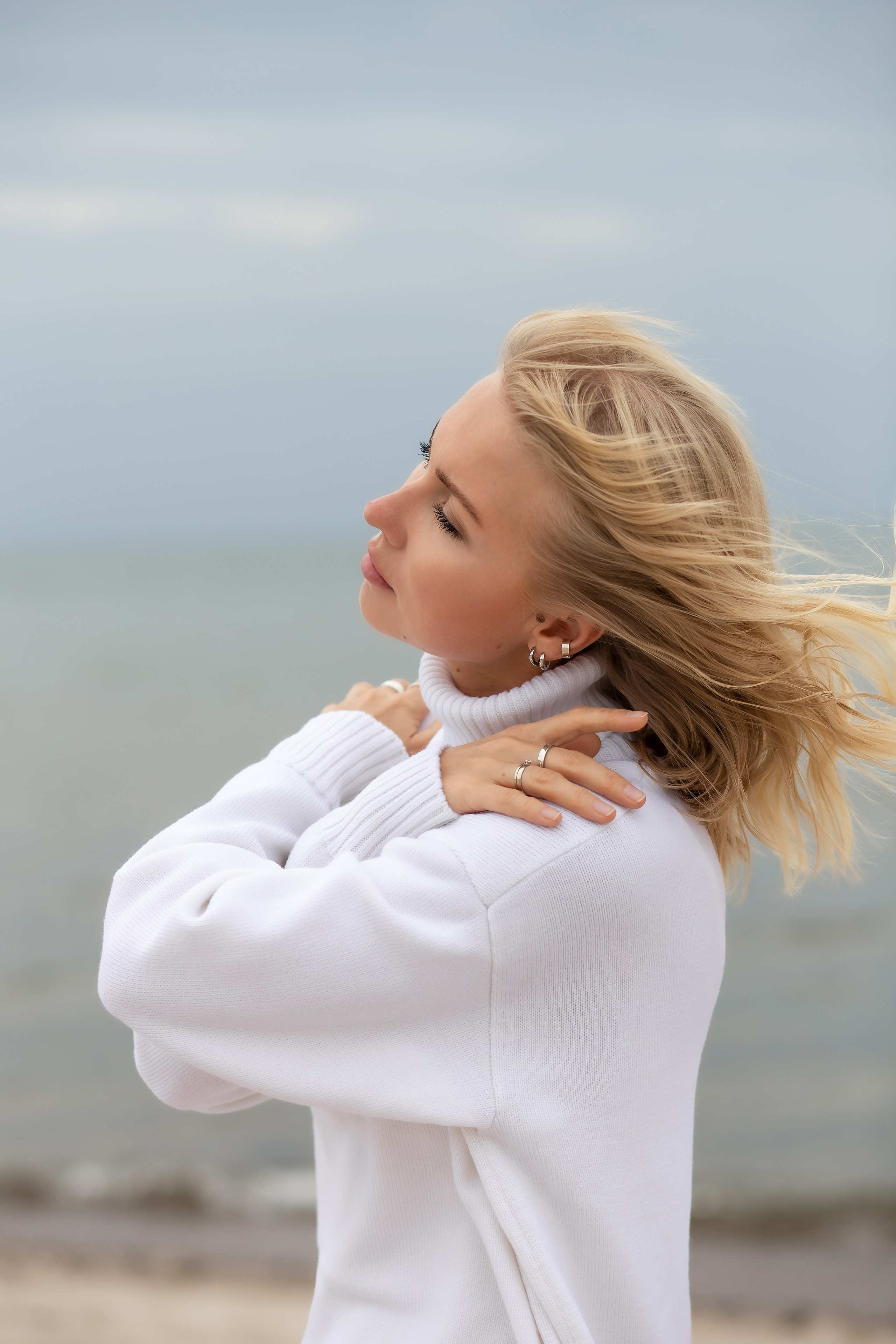 Вера в Янтарном. Перед дождем. Фотограф в Калининграде Решетникова Алина