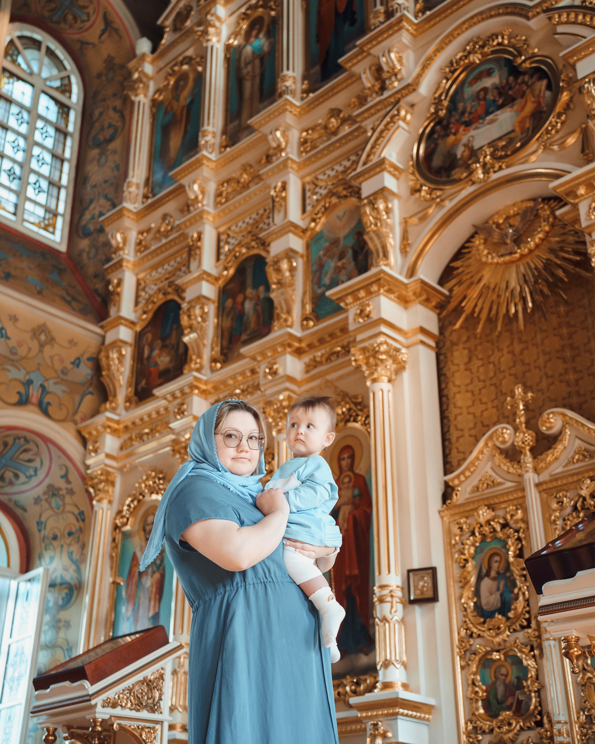 Фотосессия крещения ребенка в Томске
