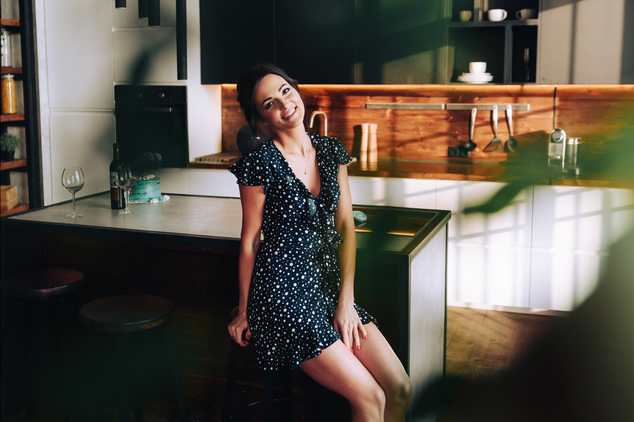 Ольга и торт. Свадебный фотограф в Спб Сергей Баланян