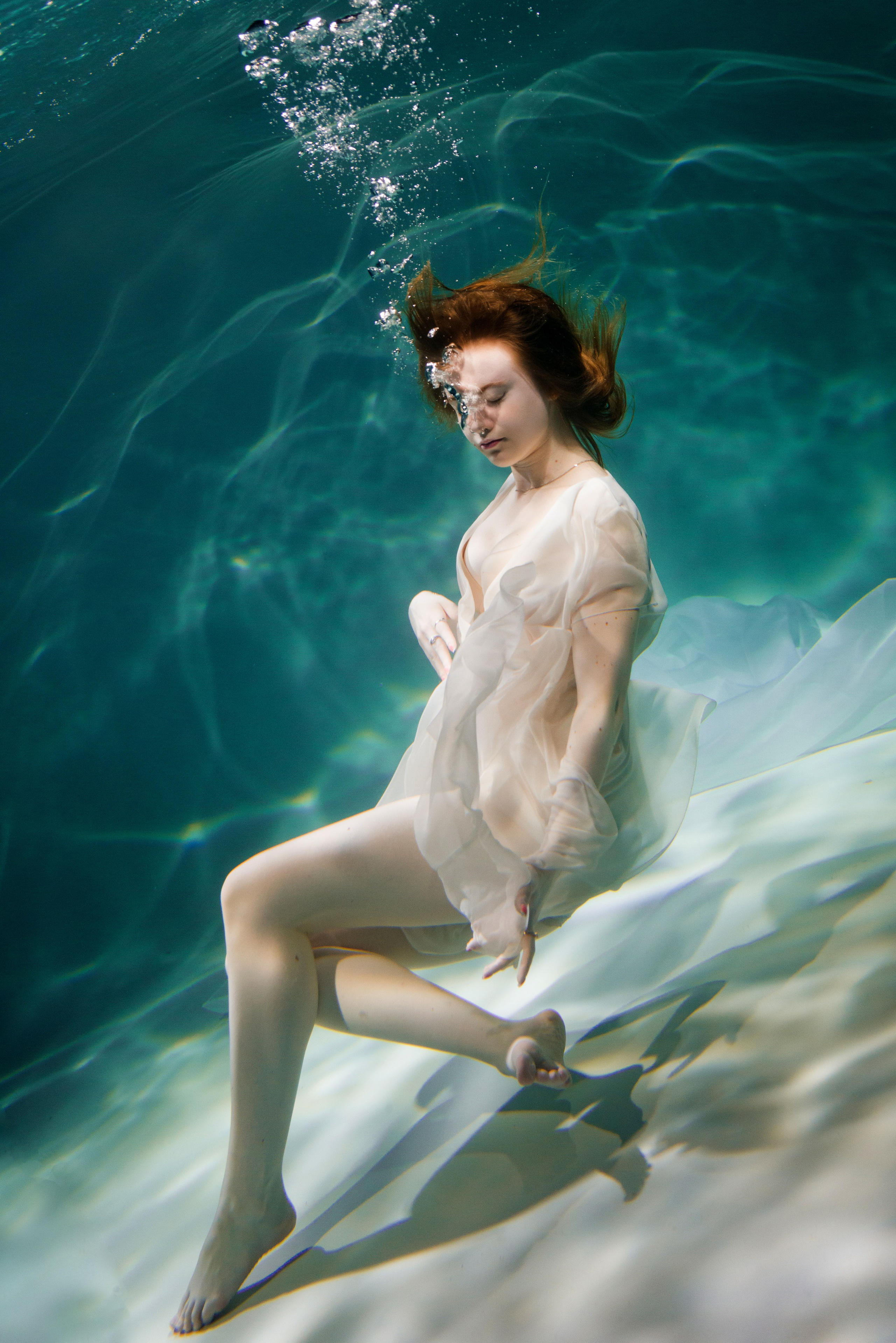 Под водой. Фотограф и дизайнер в Москве Екатерина Лобачева