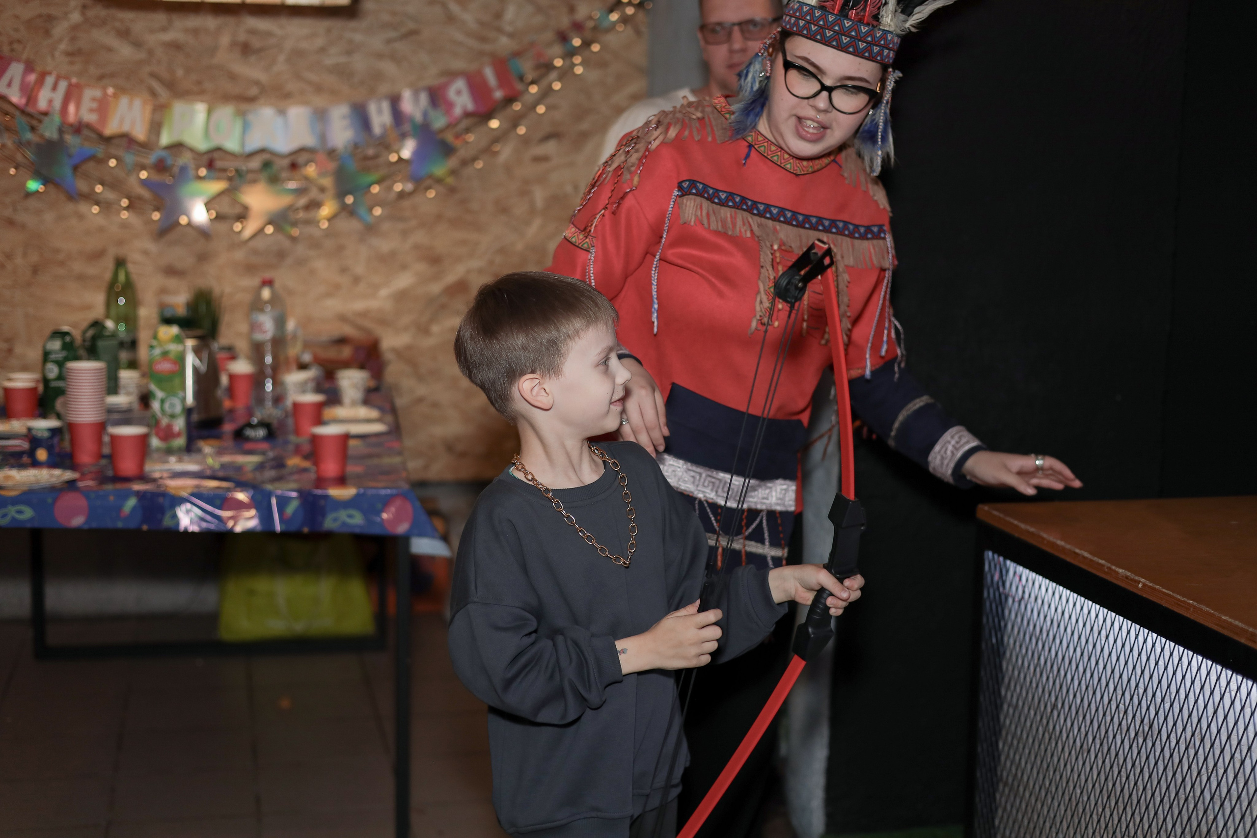 День рождение в стрелковом клубе. Фотограф Надршина Лилия