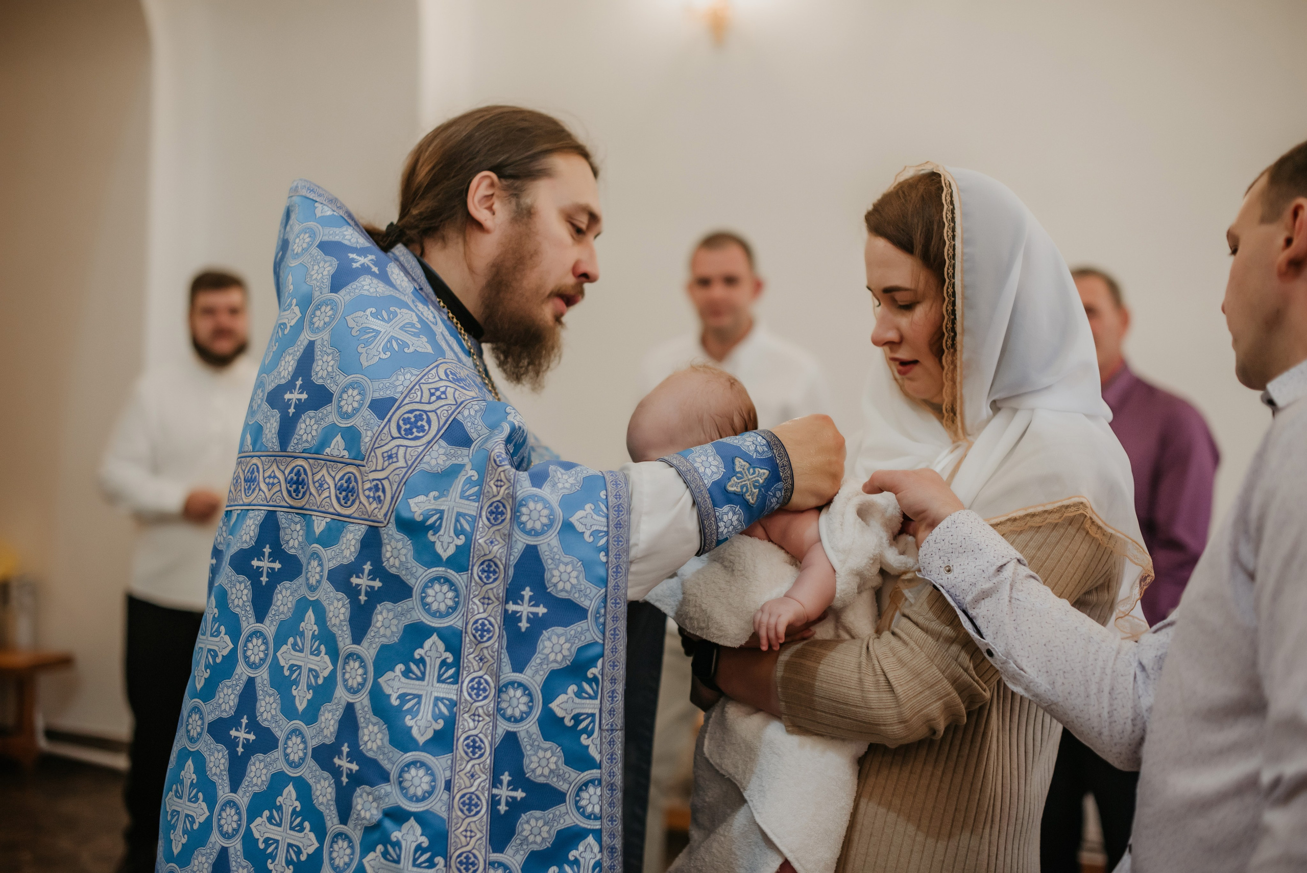 Таинство крещения Анны. Свадебный, семейный и портретный фотограф в Суворове Анастасия Седыкин