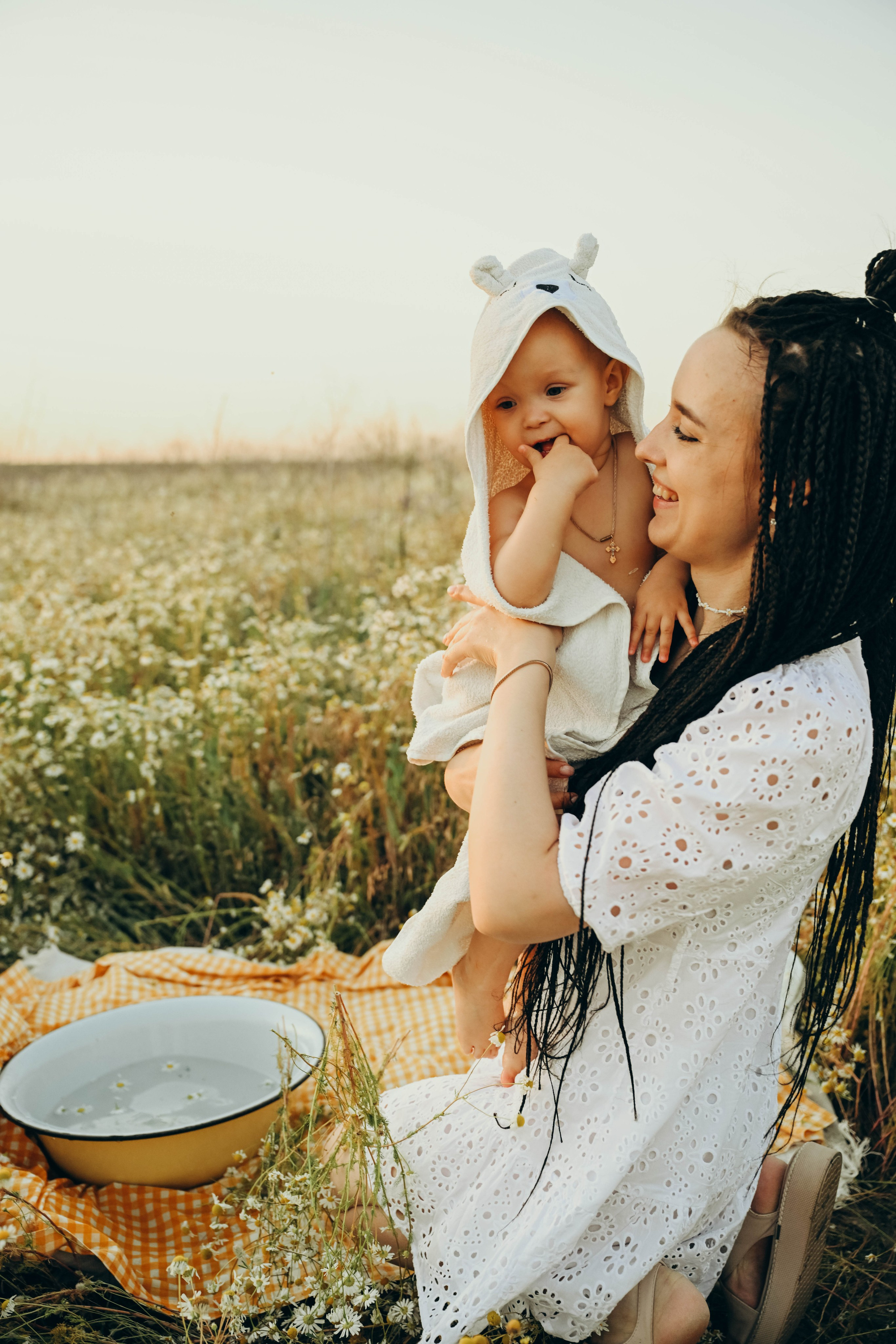 Ромашковое поле. Семейный фотограф в Москве Люберцах Ирина Вронская