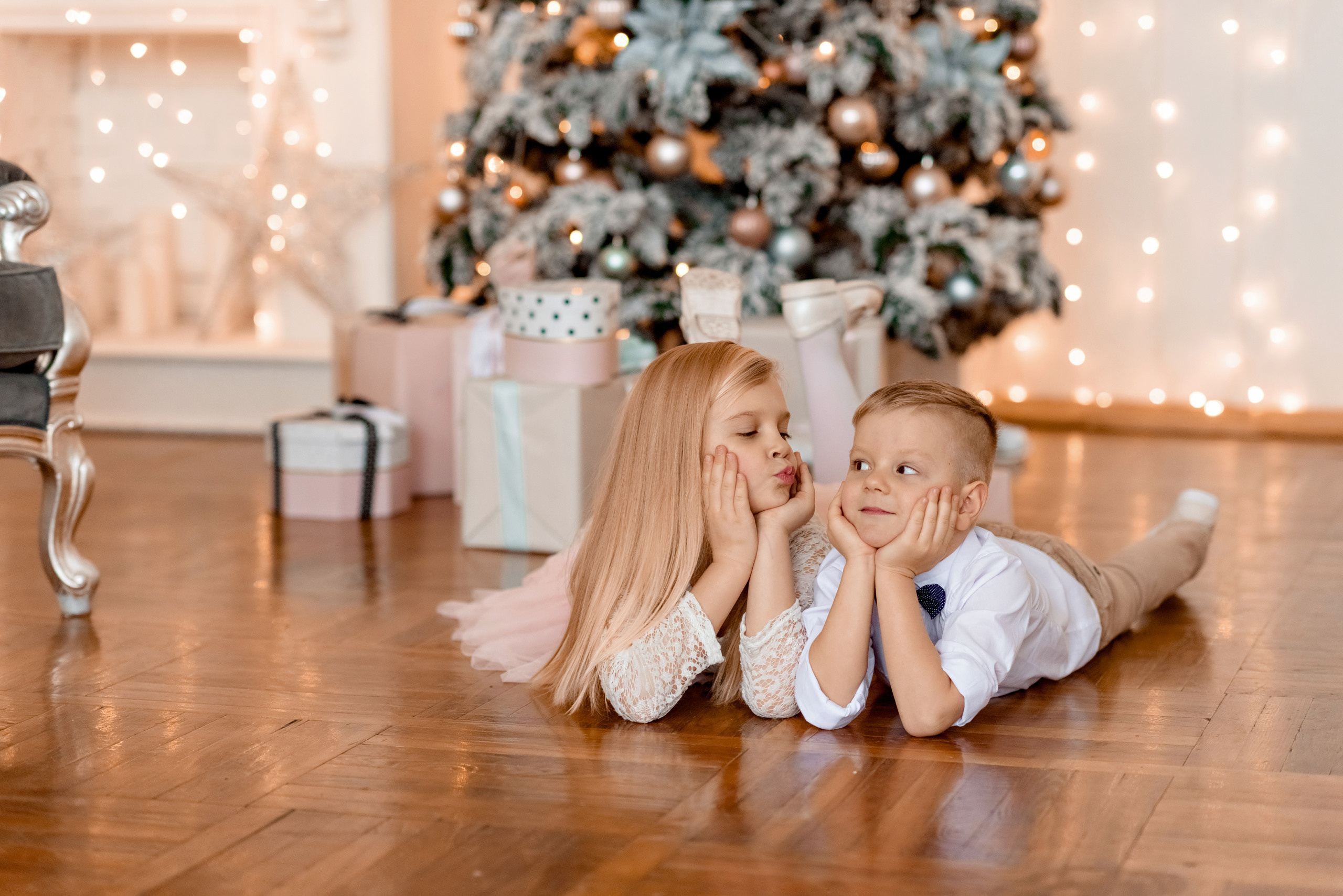 Анна, Уля и Макс. Профессиональный фотограф. Портрет, семья, дети