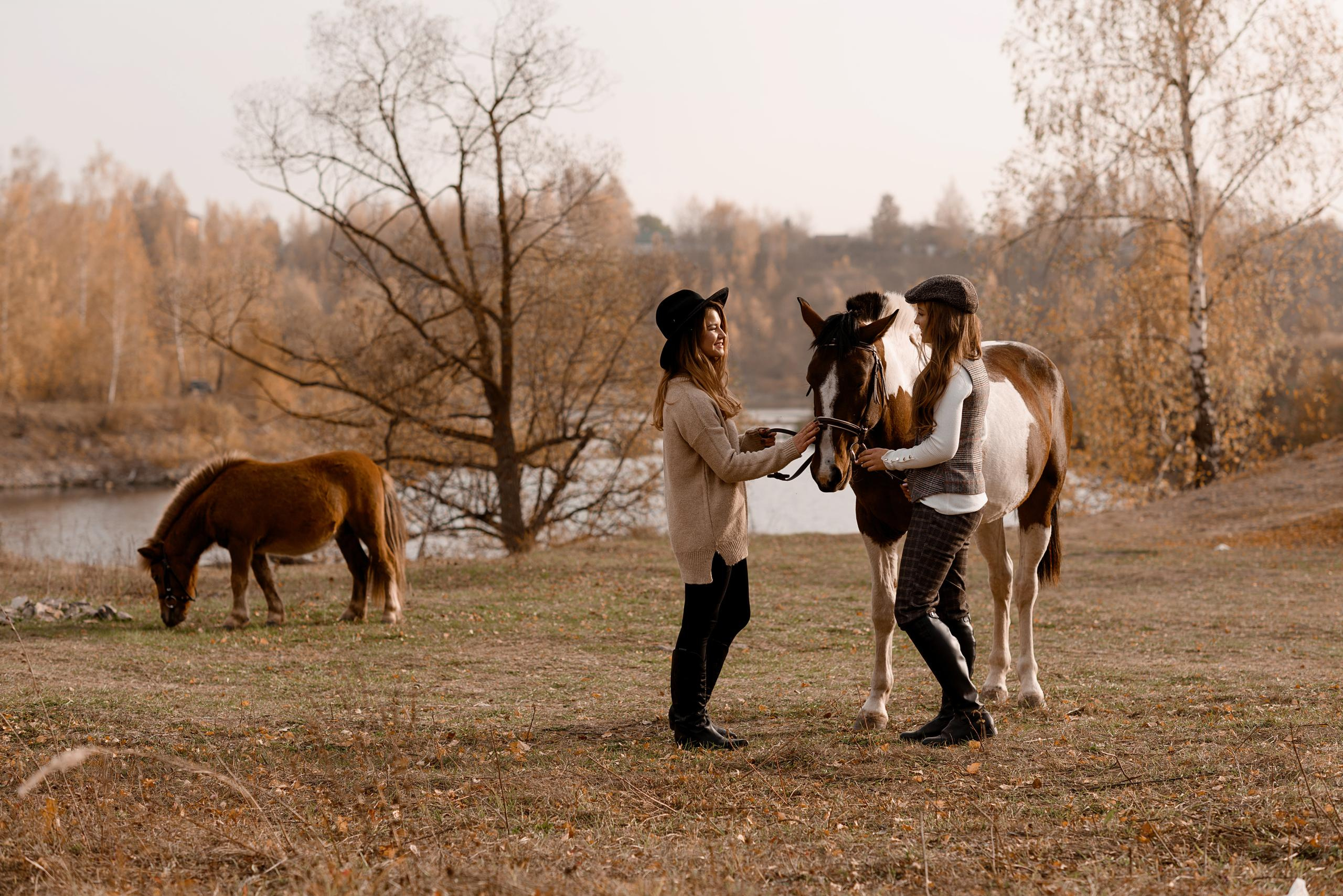Настя, Василиса, Пушок и Маслинка. Профессиональный фотограф. Портрет, семья, дети