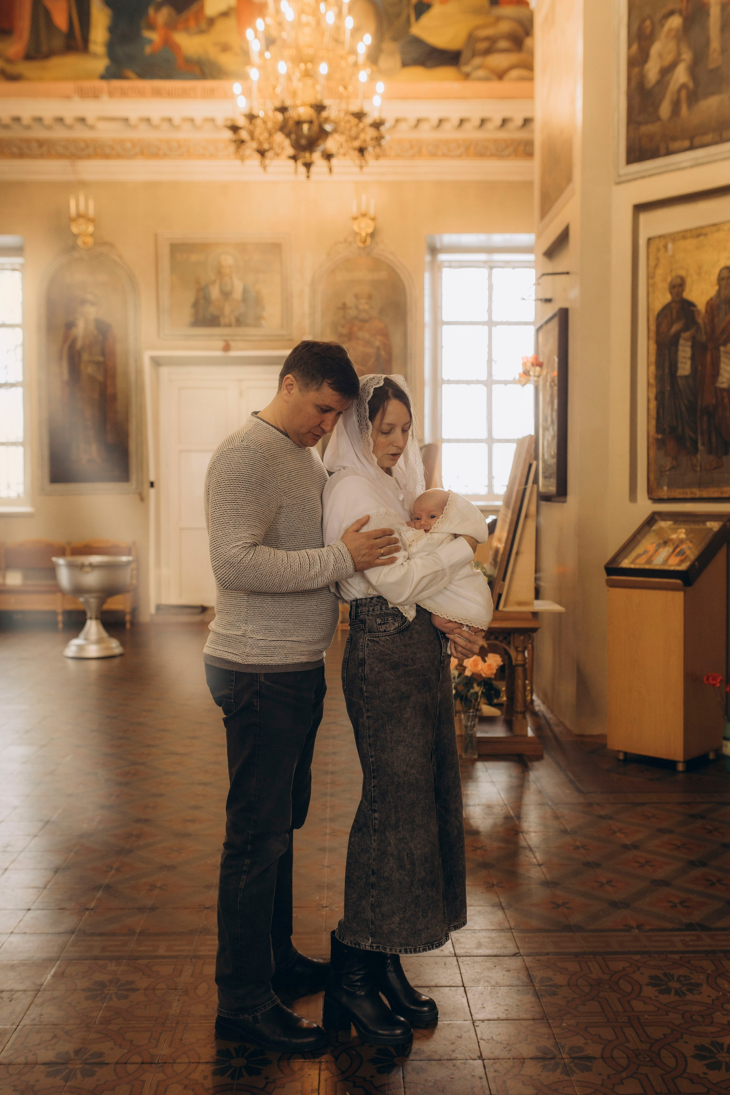 Таинство крещения Таисии. Фотограф Юлия Хакимова / Казань/ Чистополь