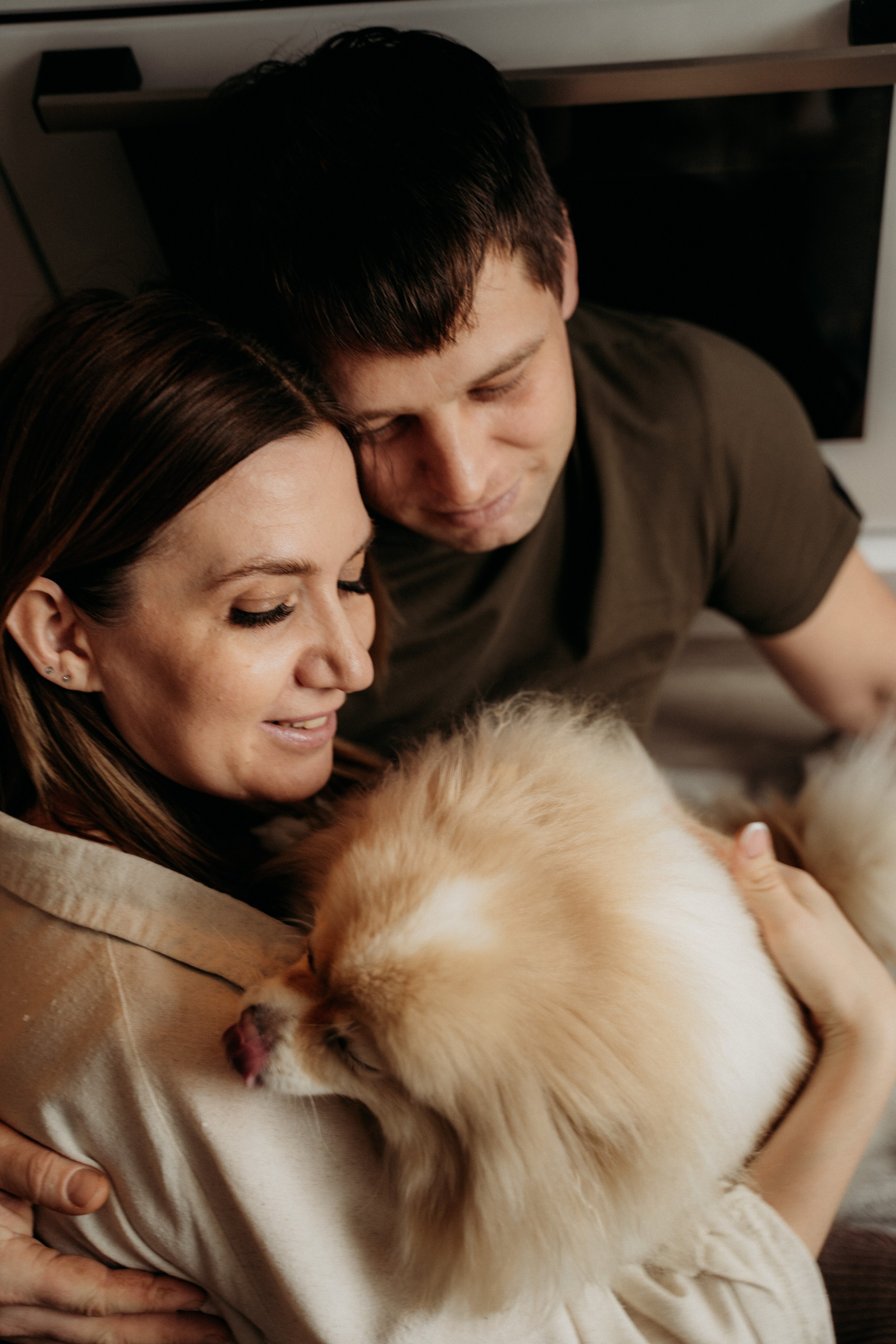 Семья на кухне