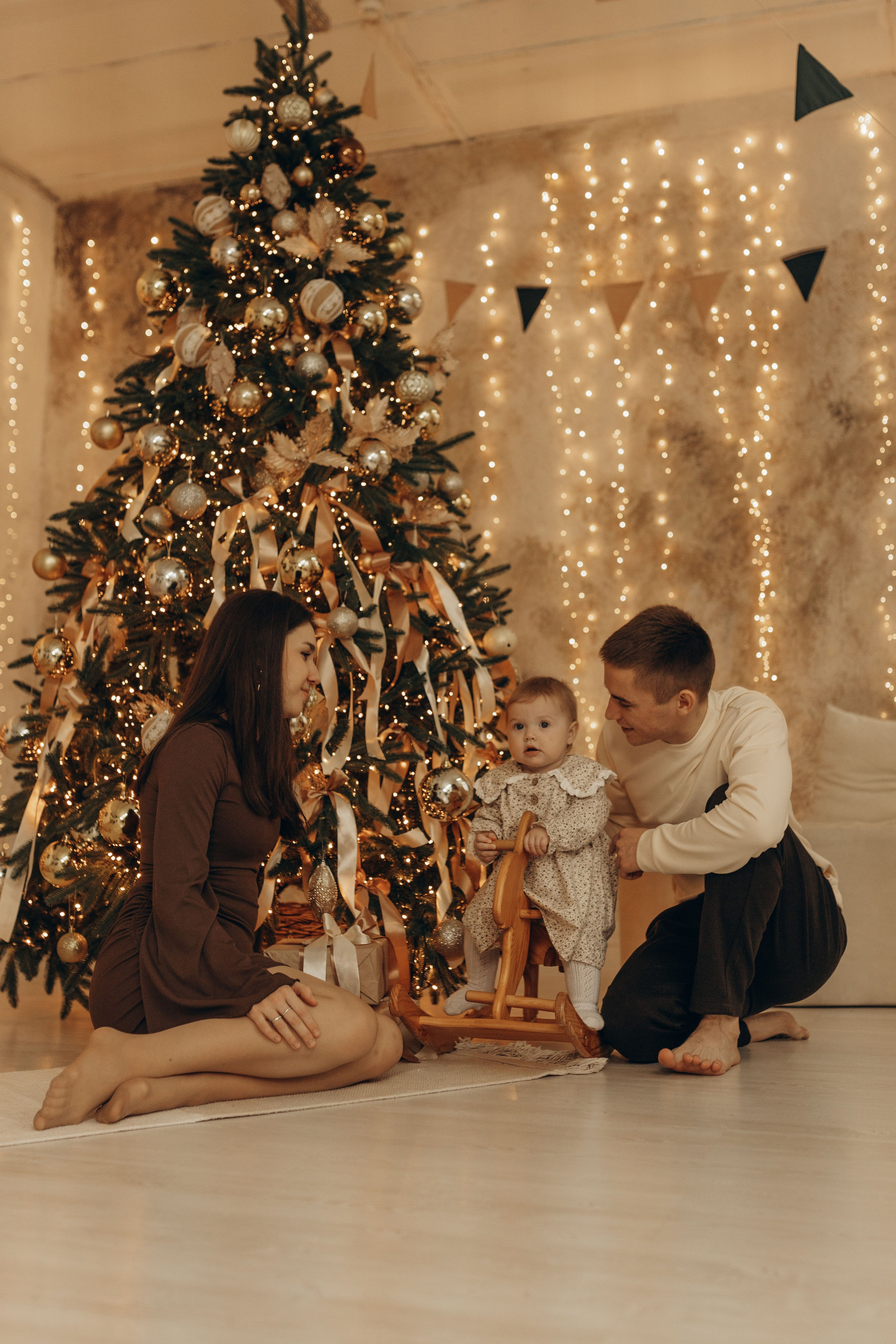 Новогодняя история Дмитрия, Полины и Анюты. Фотограф в Ставрополе Svetlana Matveeva