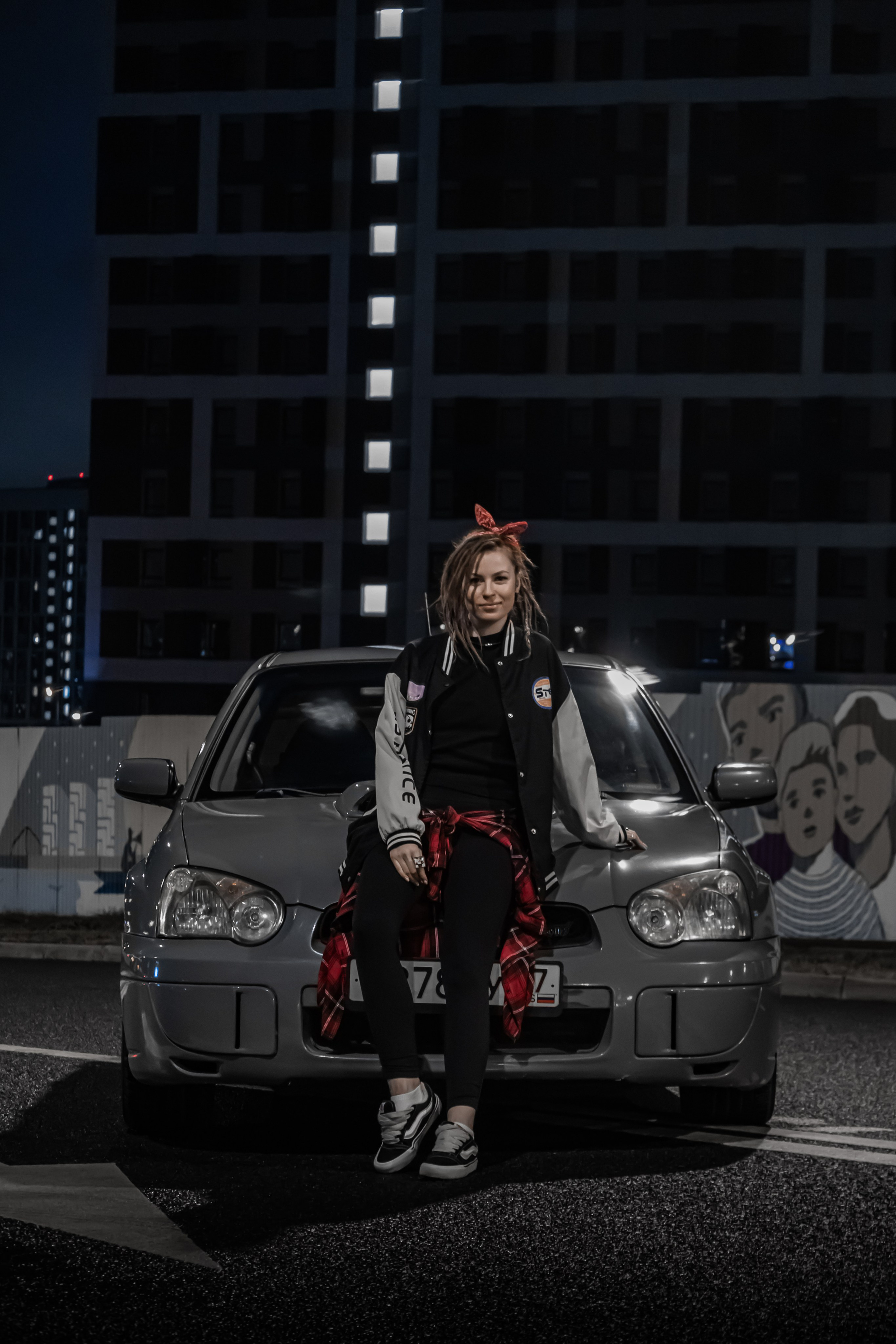 Тандем Драйва: фотосессия вас и вашего автомобиля. Валерия и Subaru. Ирина Санрайз — Автомобильный фотограф в Москве