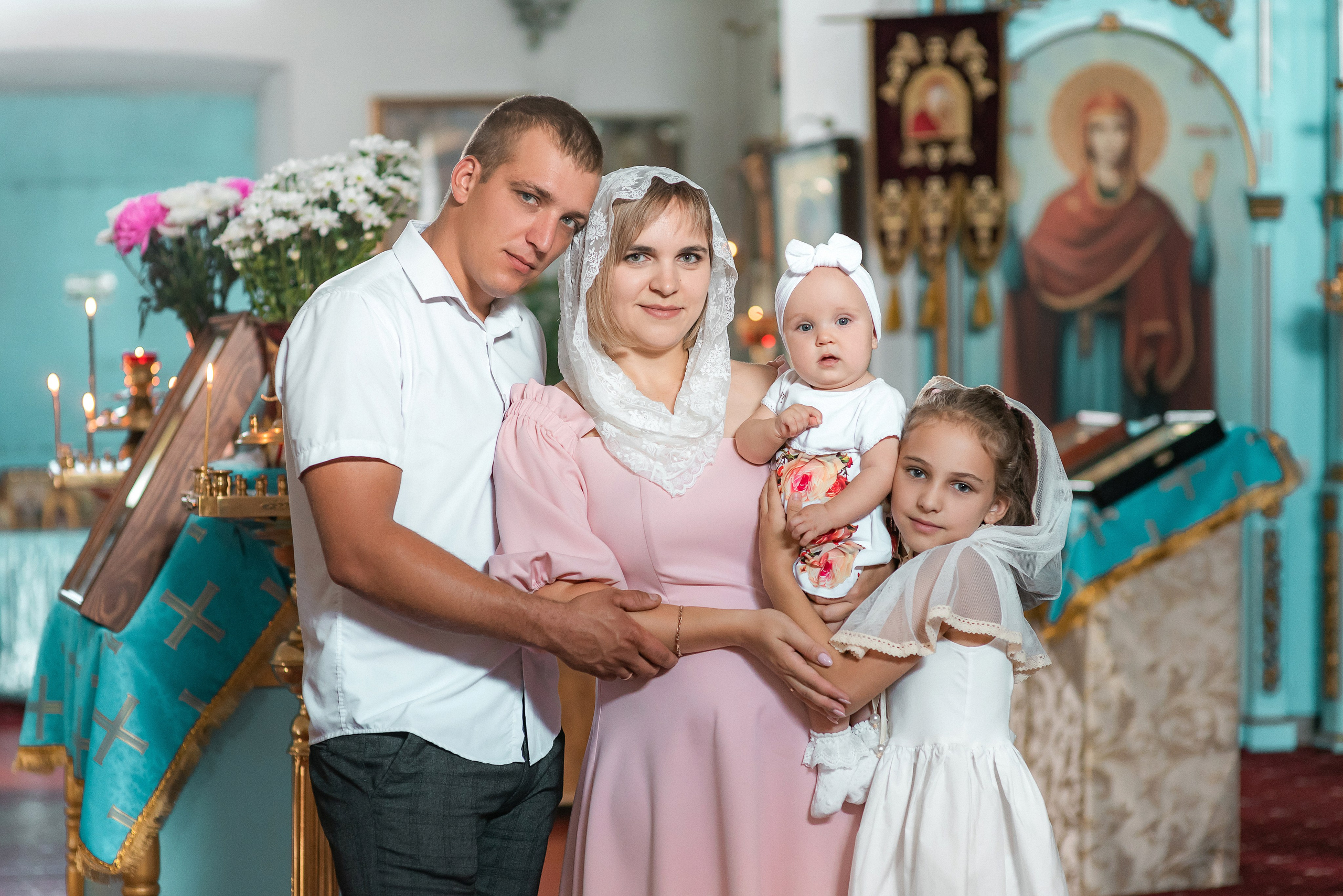 Крещение Лиза. Семейный и детский фотограф Наталья Горда