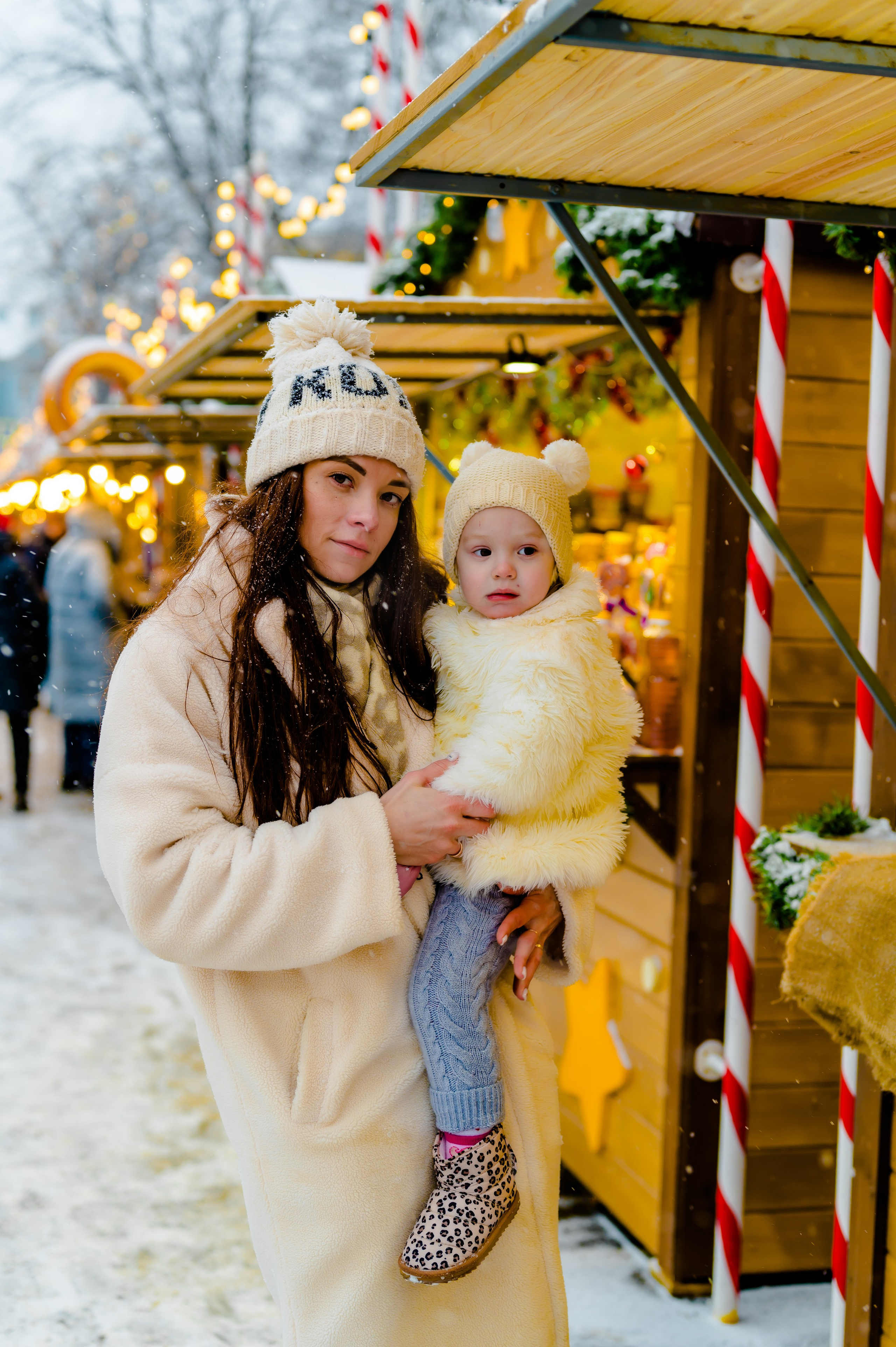 Новогодняя фотосессия на Манежной площади. Свадебный и семейный фотограф Евгения Кононова